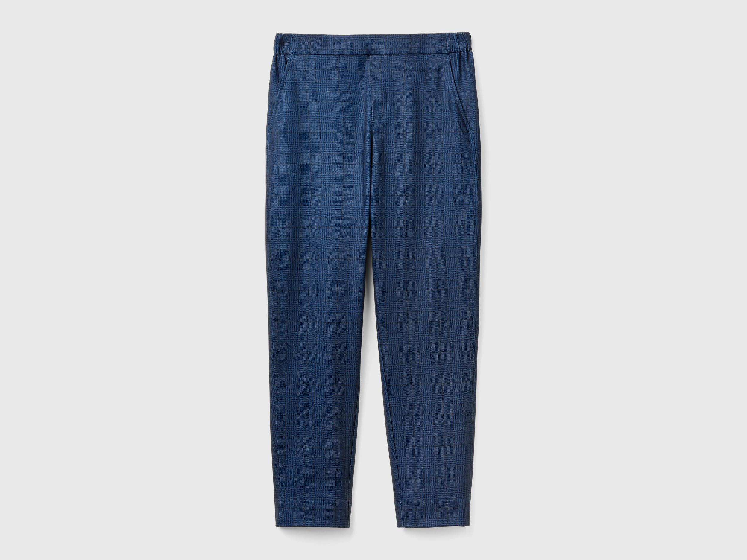 Pantalon de jogging bleu foncé Prince de Galles Pantalon de jogging bleu foncé Prince de Galles