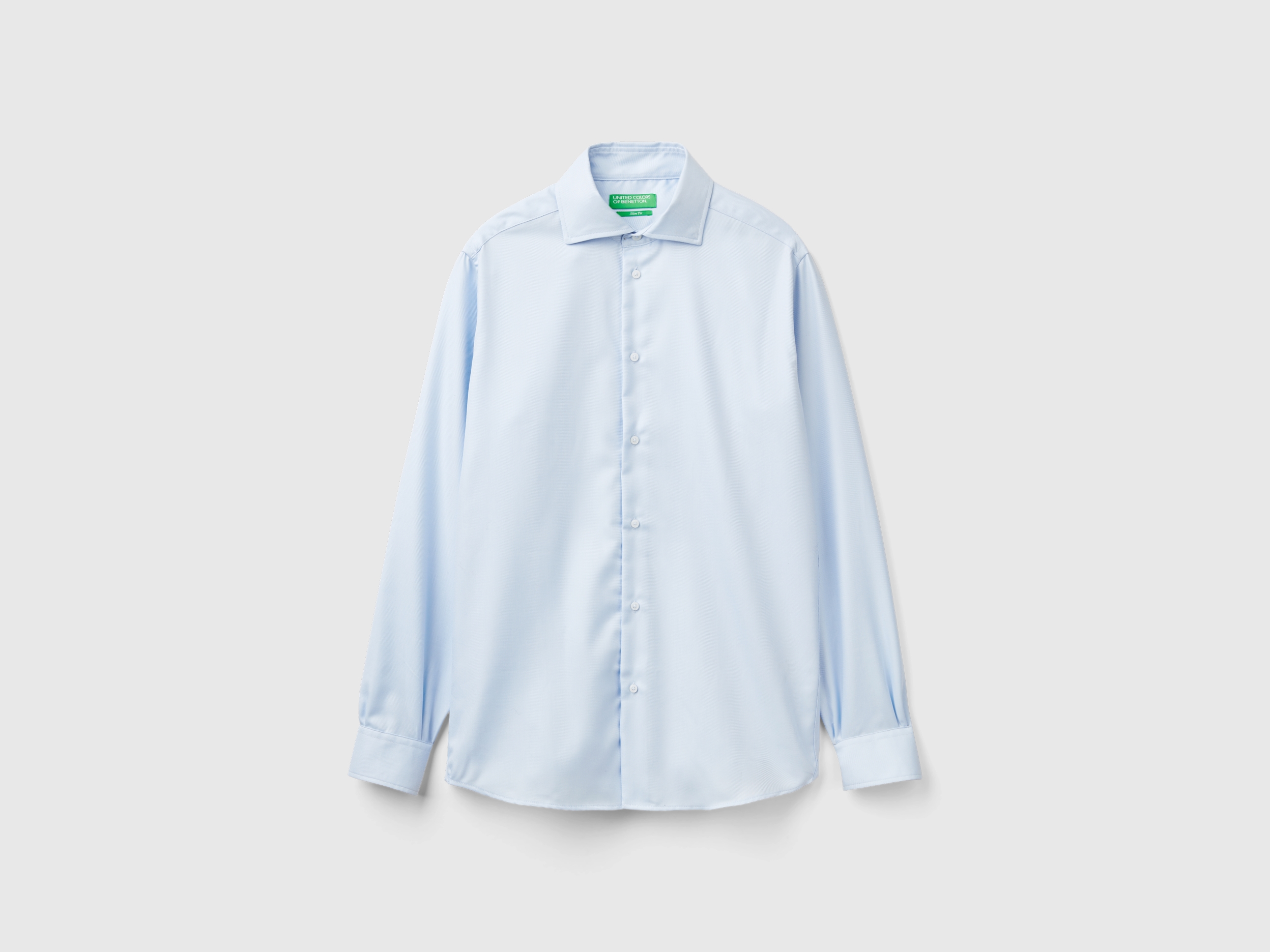 Chemise ajustée en coton mélangé Chemise ajustée en coton mélangé