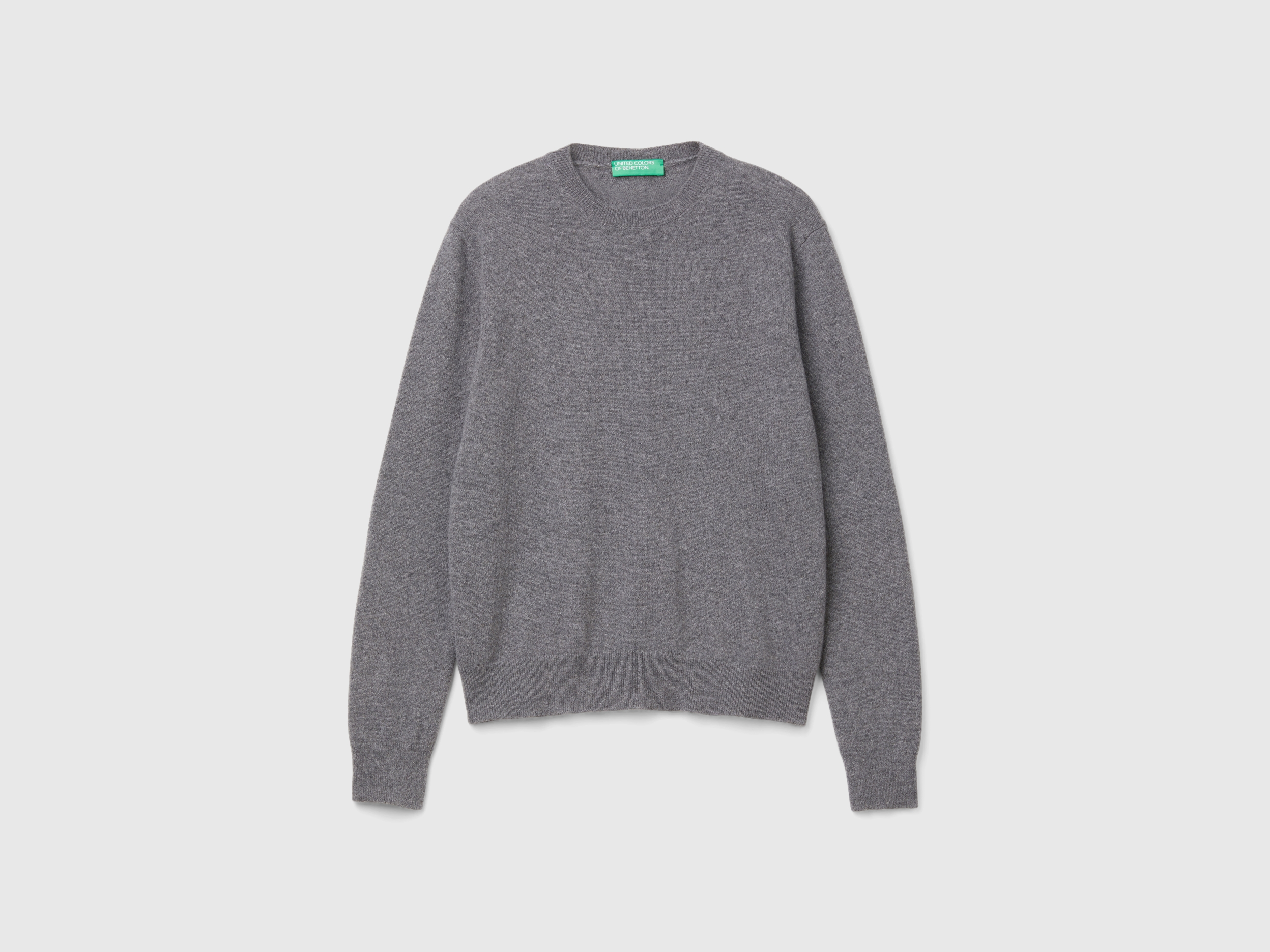 Pull gris foncé en pur cachemire Pull gris foncé en pur cachemire