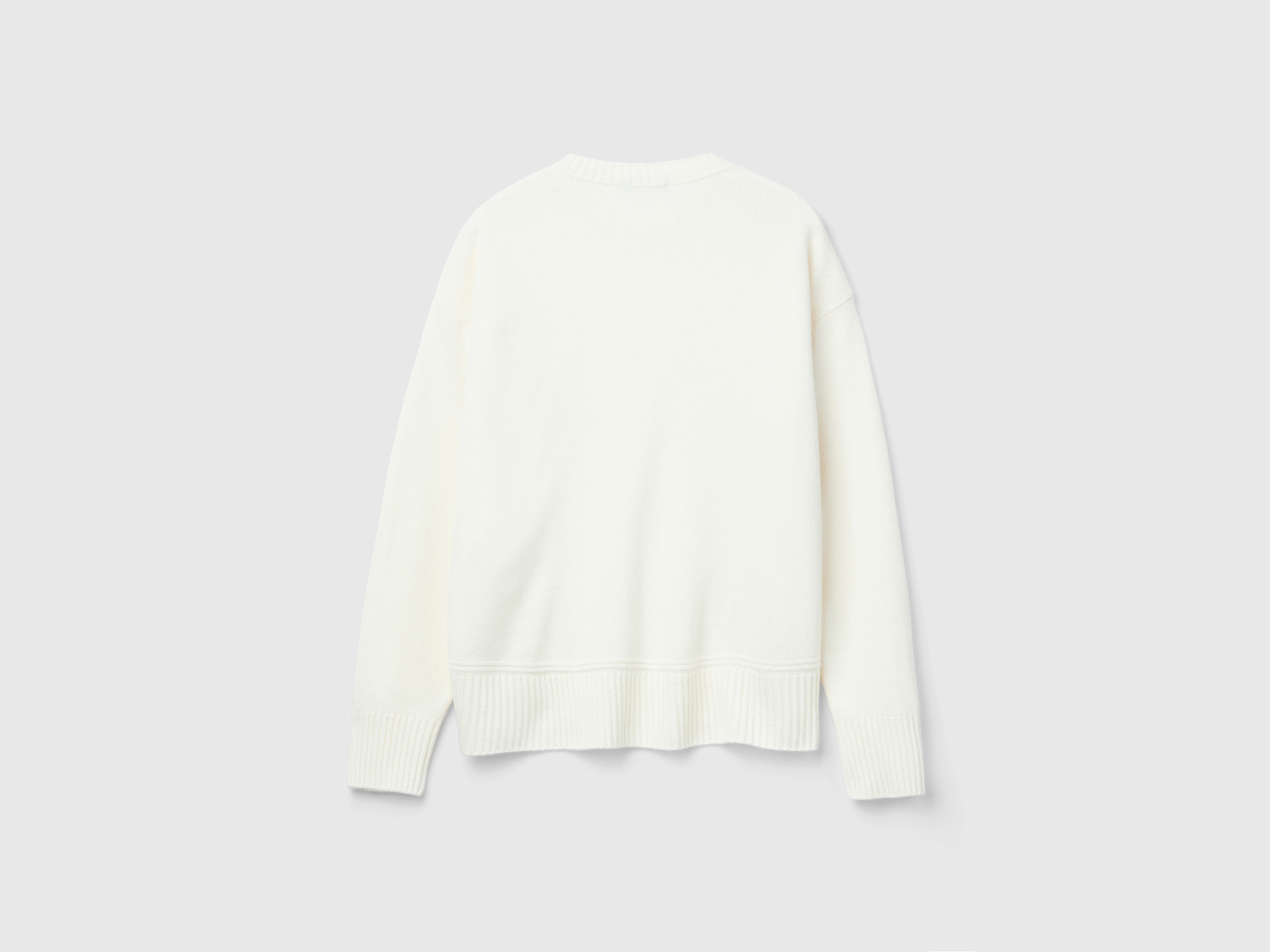 Pull coupe boxy en laine mélangée – Image 2