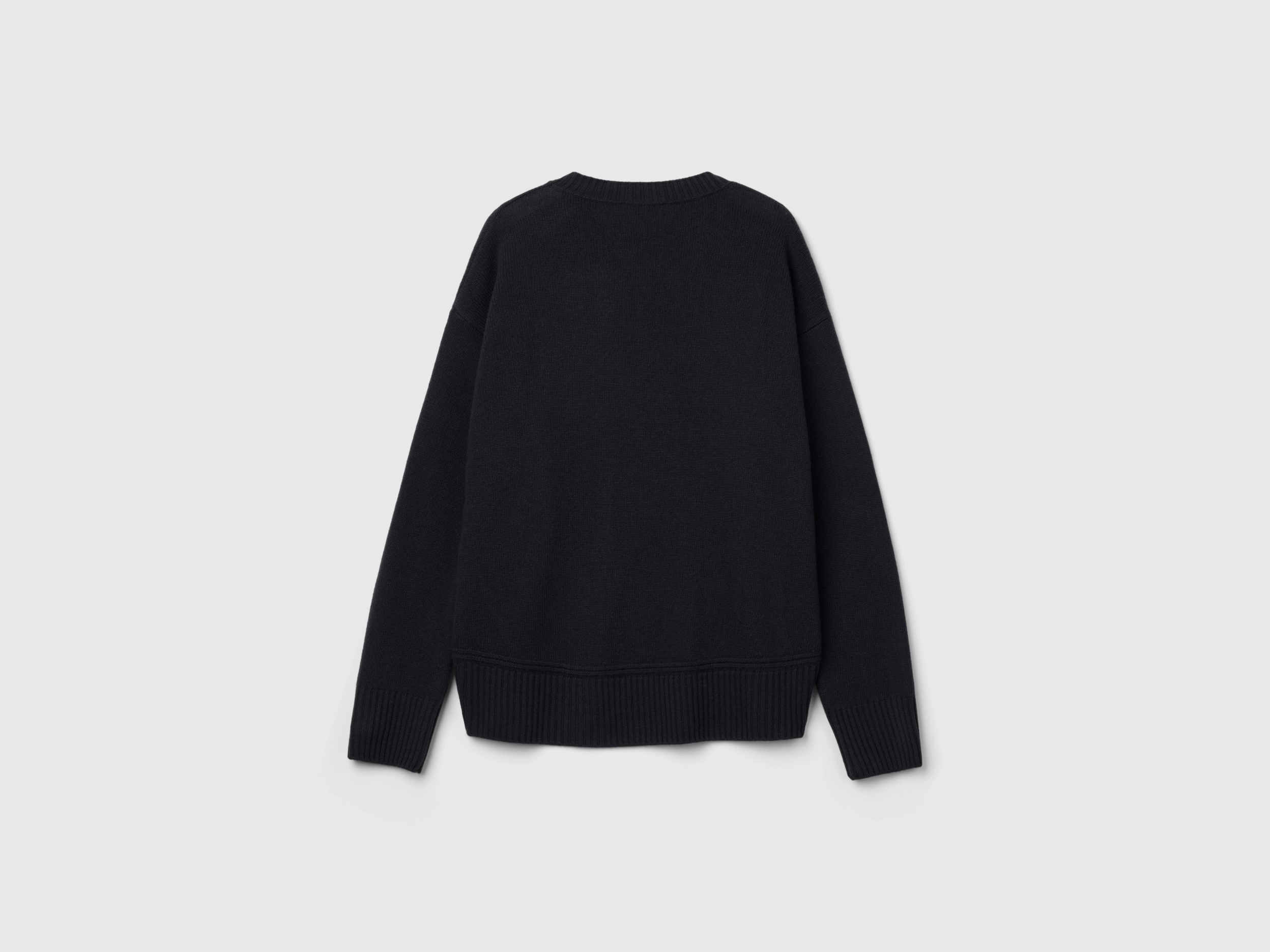 Pull coupe boxy en laine mélangée – Image 2