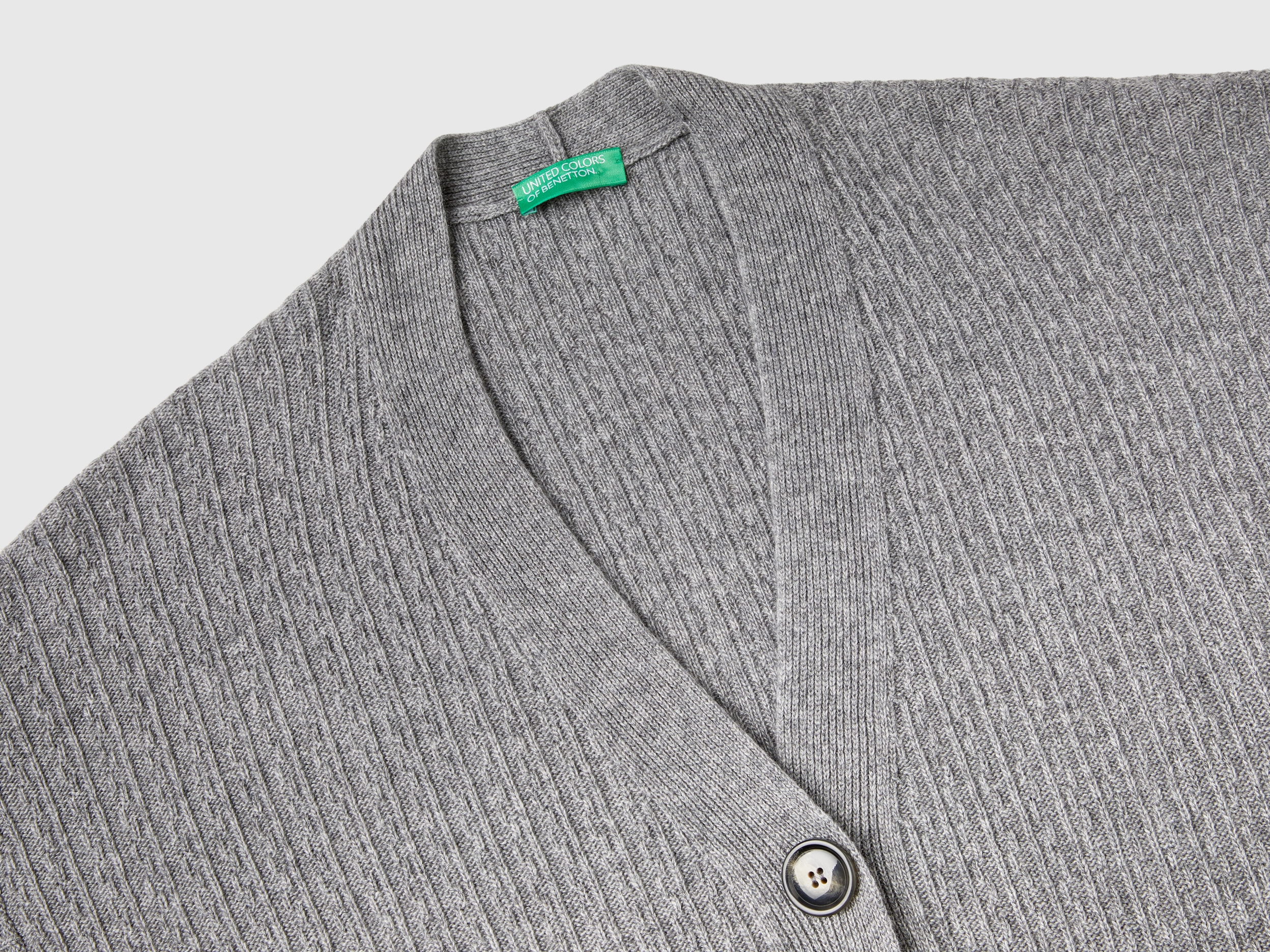 Gilet long en laine mélangée – Image 3