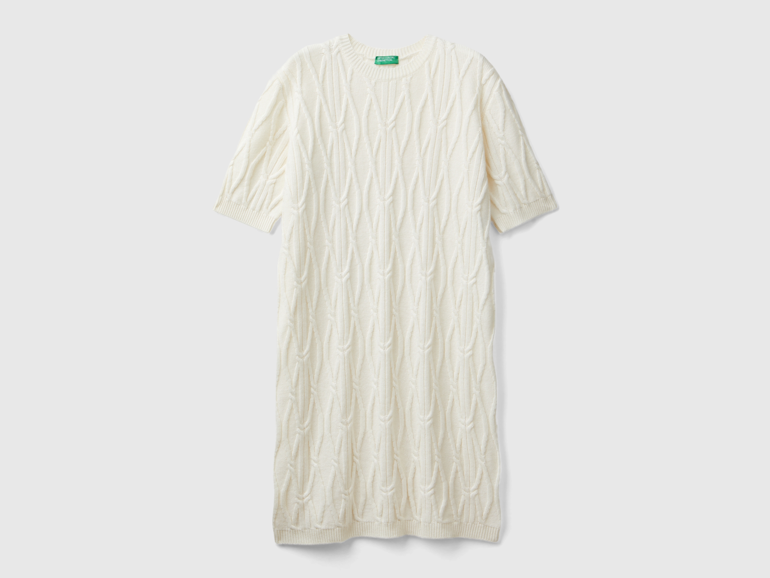 Robe en maille à losanges Robe en maille à losanges