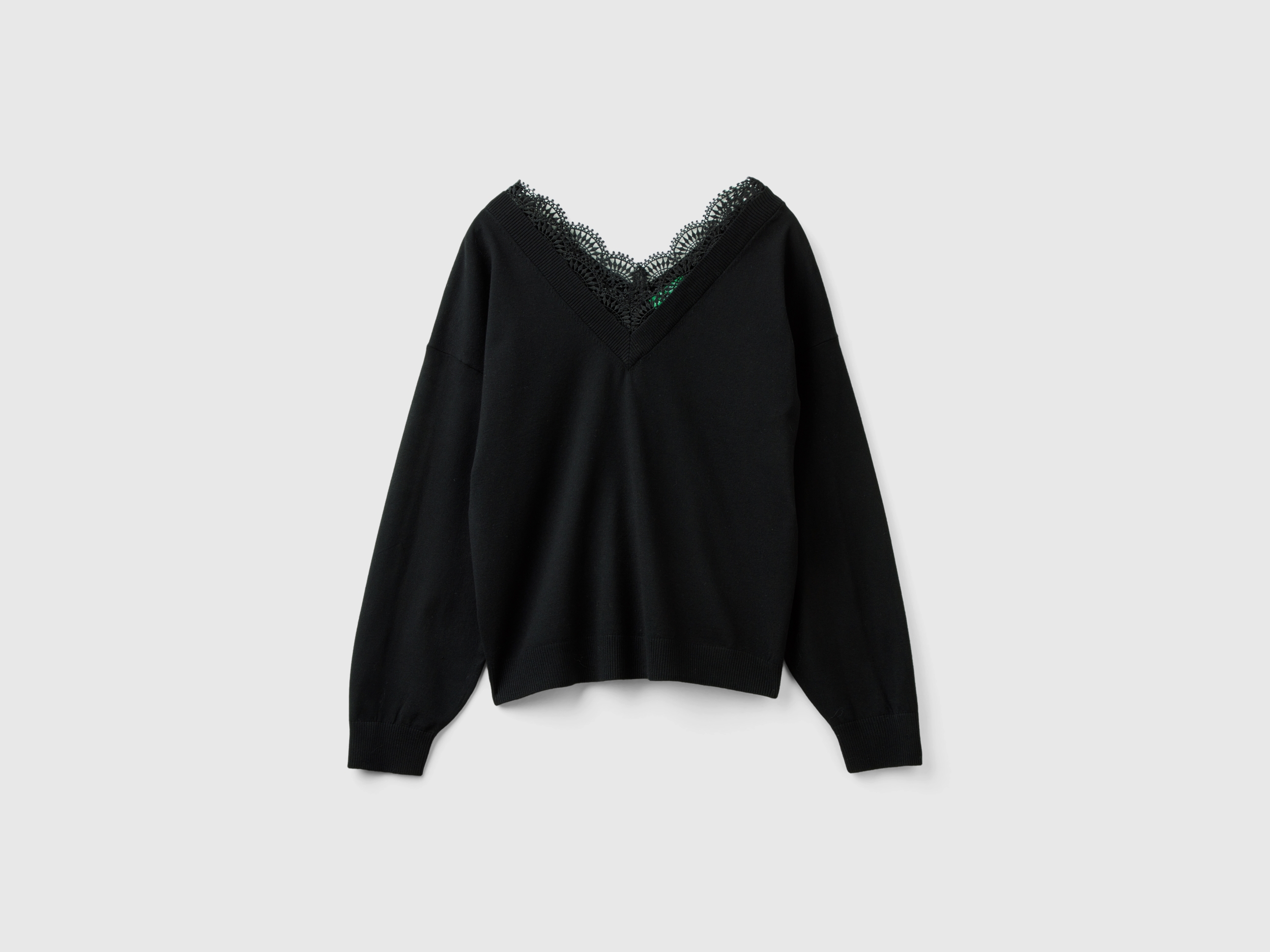 Pull fluide avec dentelle Pull fluide avec dentelle