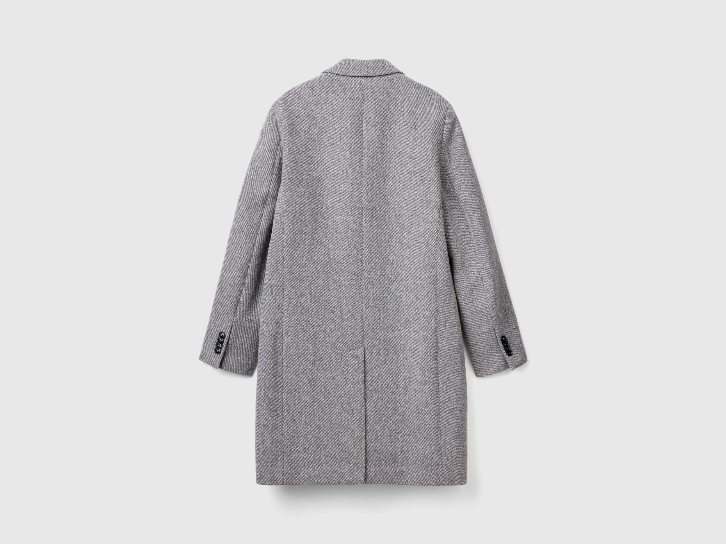 Manteau à double boutonnage en laine mélangée – Image 2