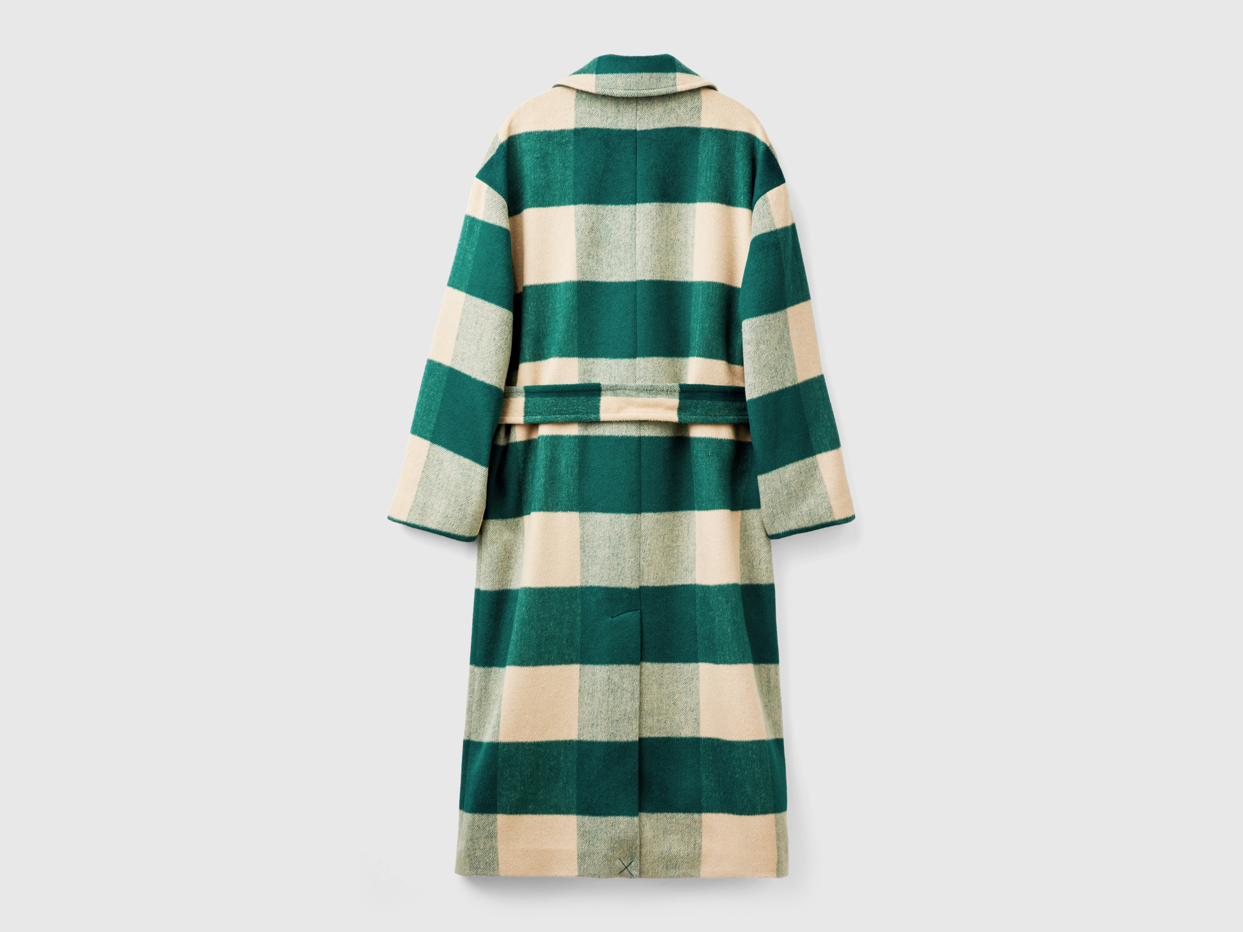 Manteau double boutonnage à carreaux – Image 2