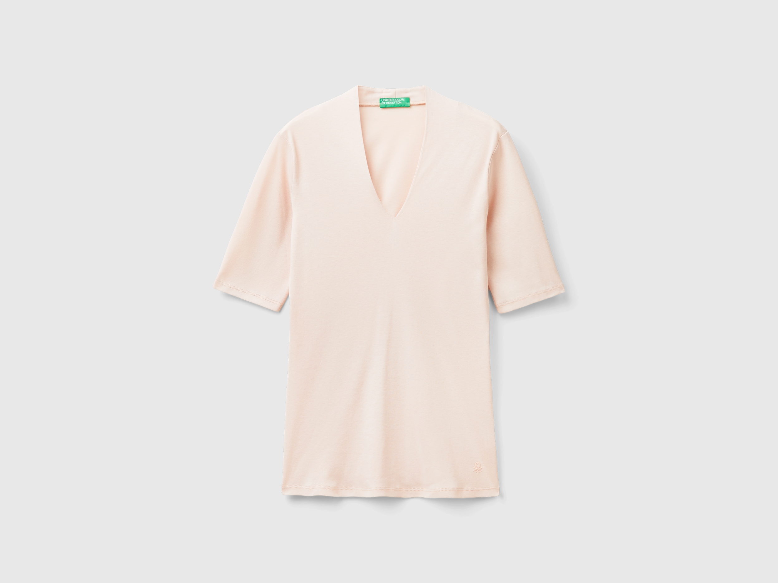 T-shirt ajusté en coton à fibre longue T-shirt ajusté en coton à fibre longue