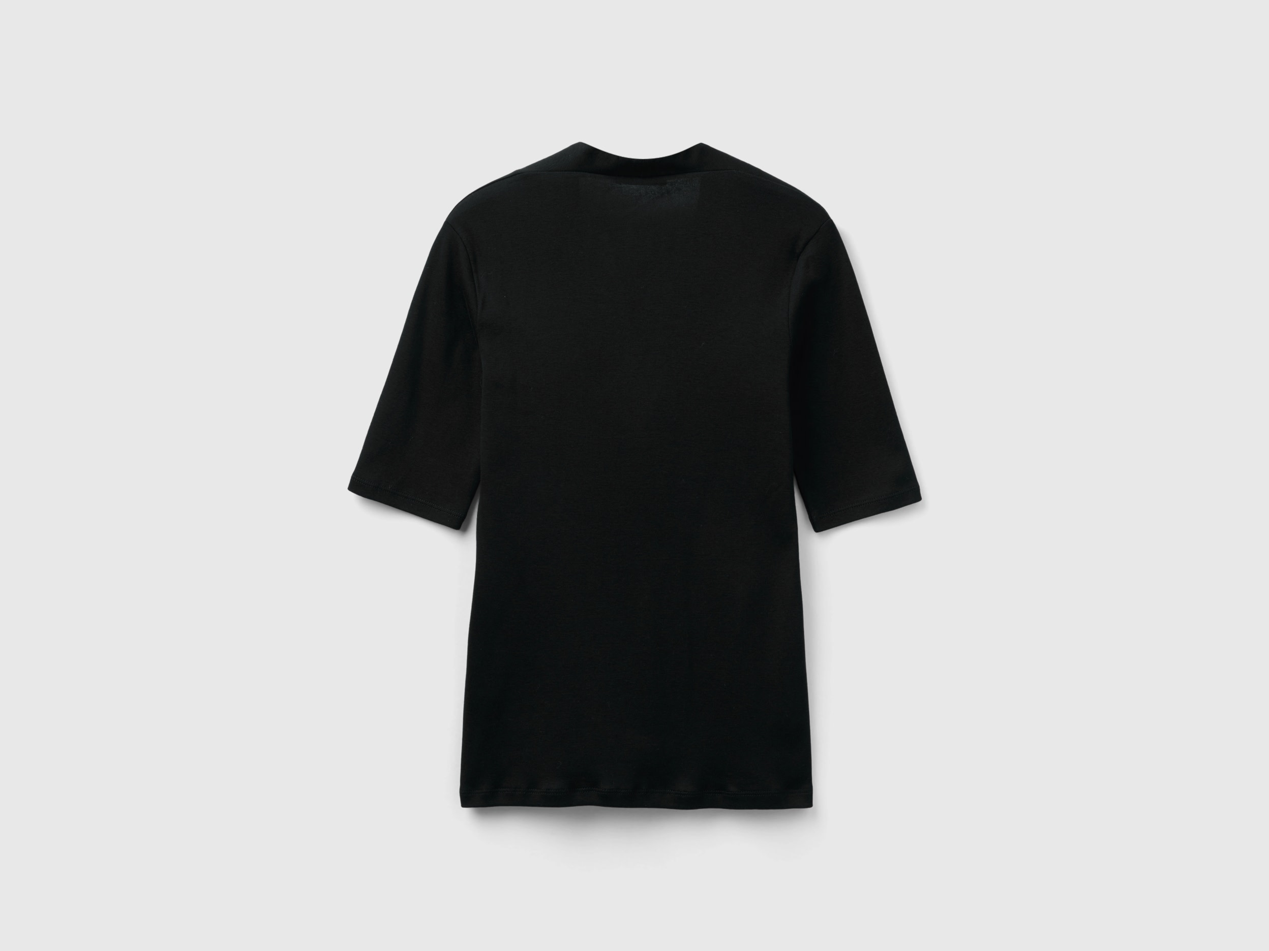 T-shirt ajusté en coton à fibre longue – Image 2