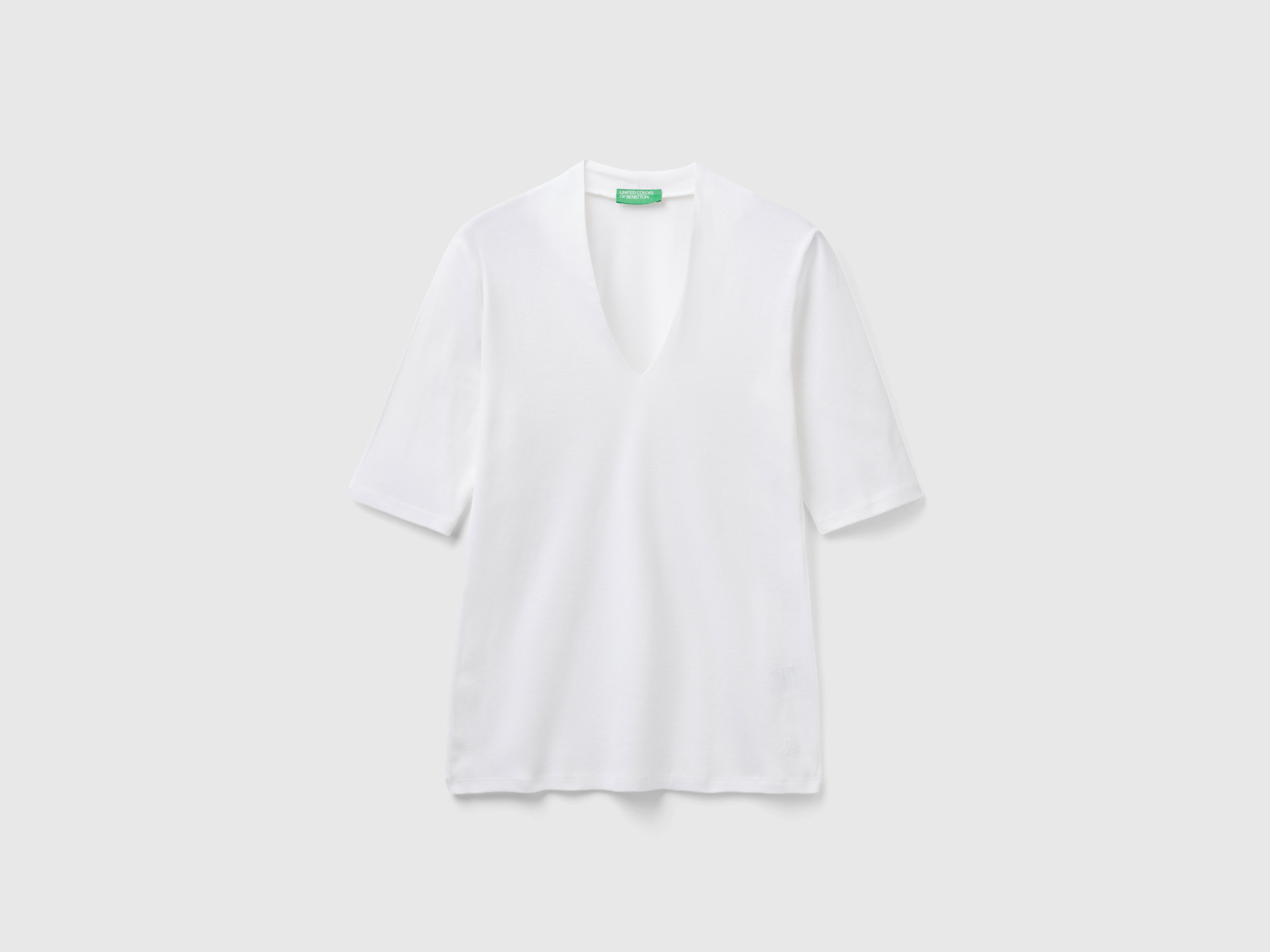 T-shirt ajusté en coton à fibre longue T-shirt ajusté en coton à fibre longue