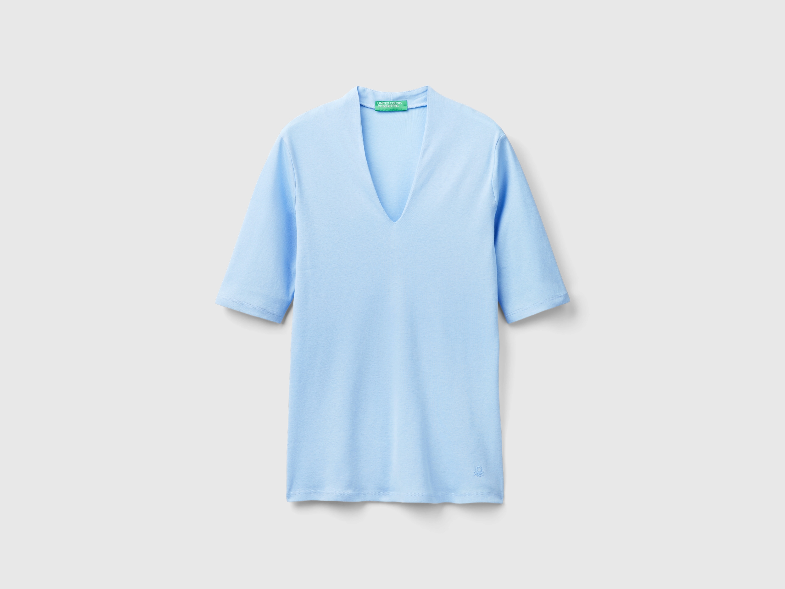 T-shirt ajusté en coton à fibre longue T-shirt ajusté en coton à fibre longue