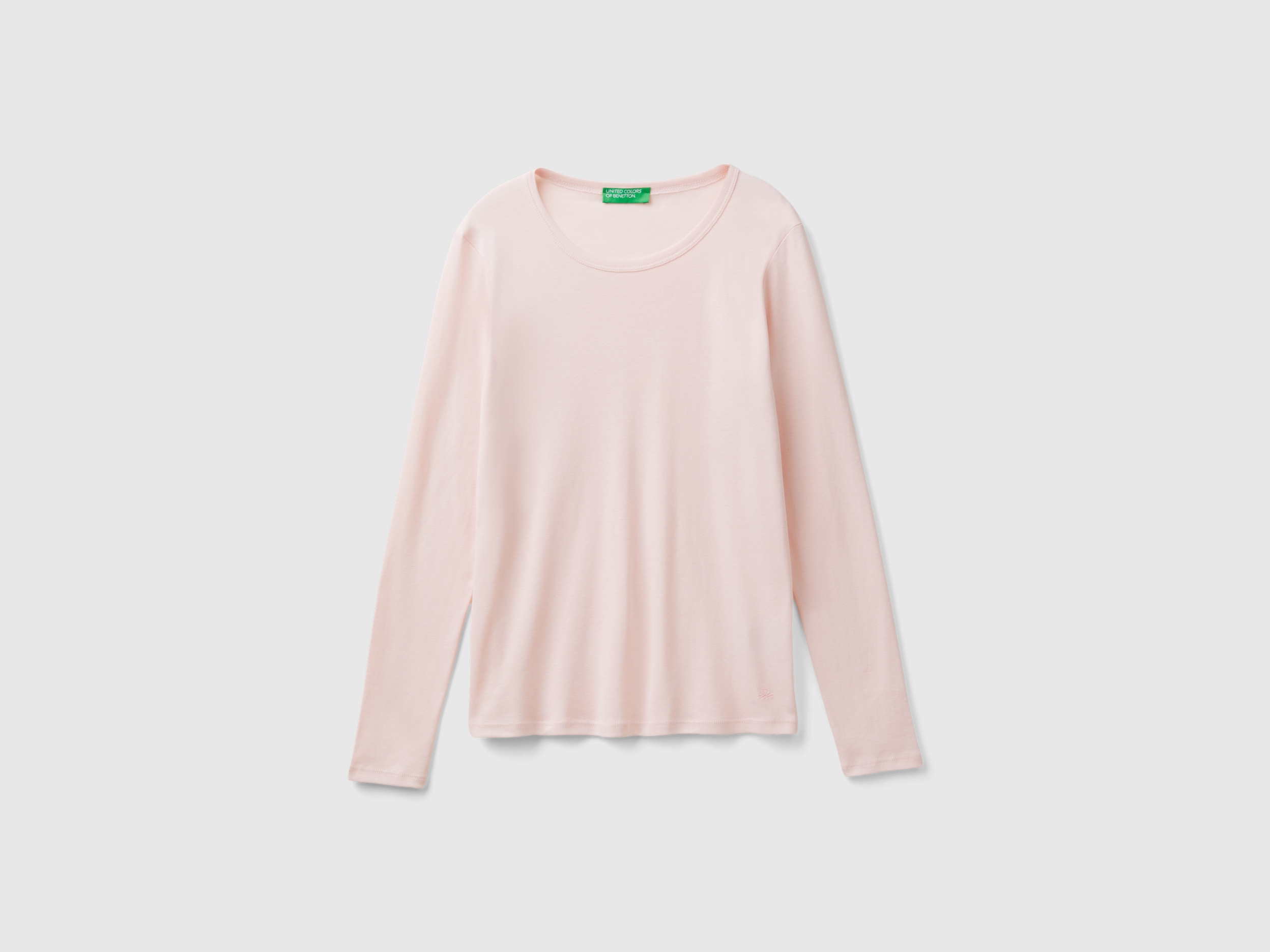 T-shirt manches longues en pur coton T-shirt manches longues en pur coton