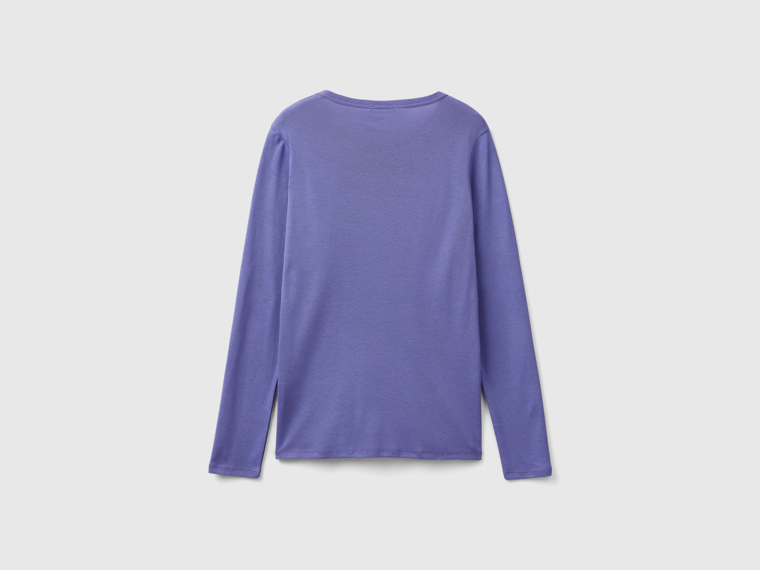 T-shirt manches longues en pur coton – Image 2