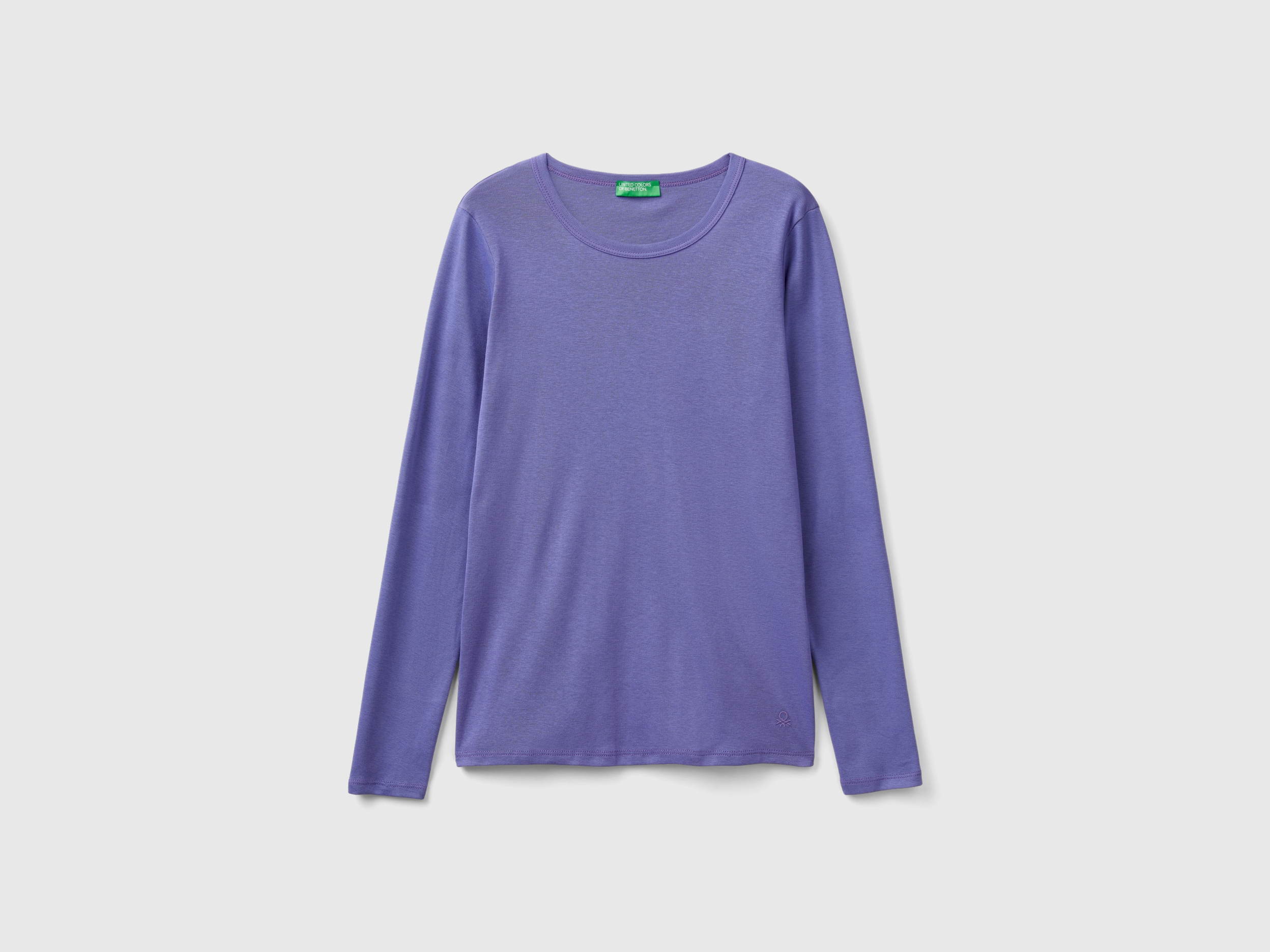 T-shirt manches longues en pur coton T-shirt manches longues en pur coton