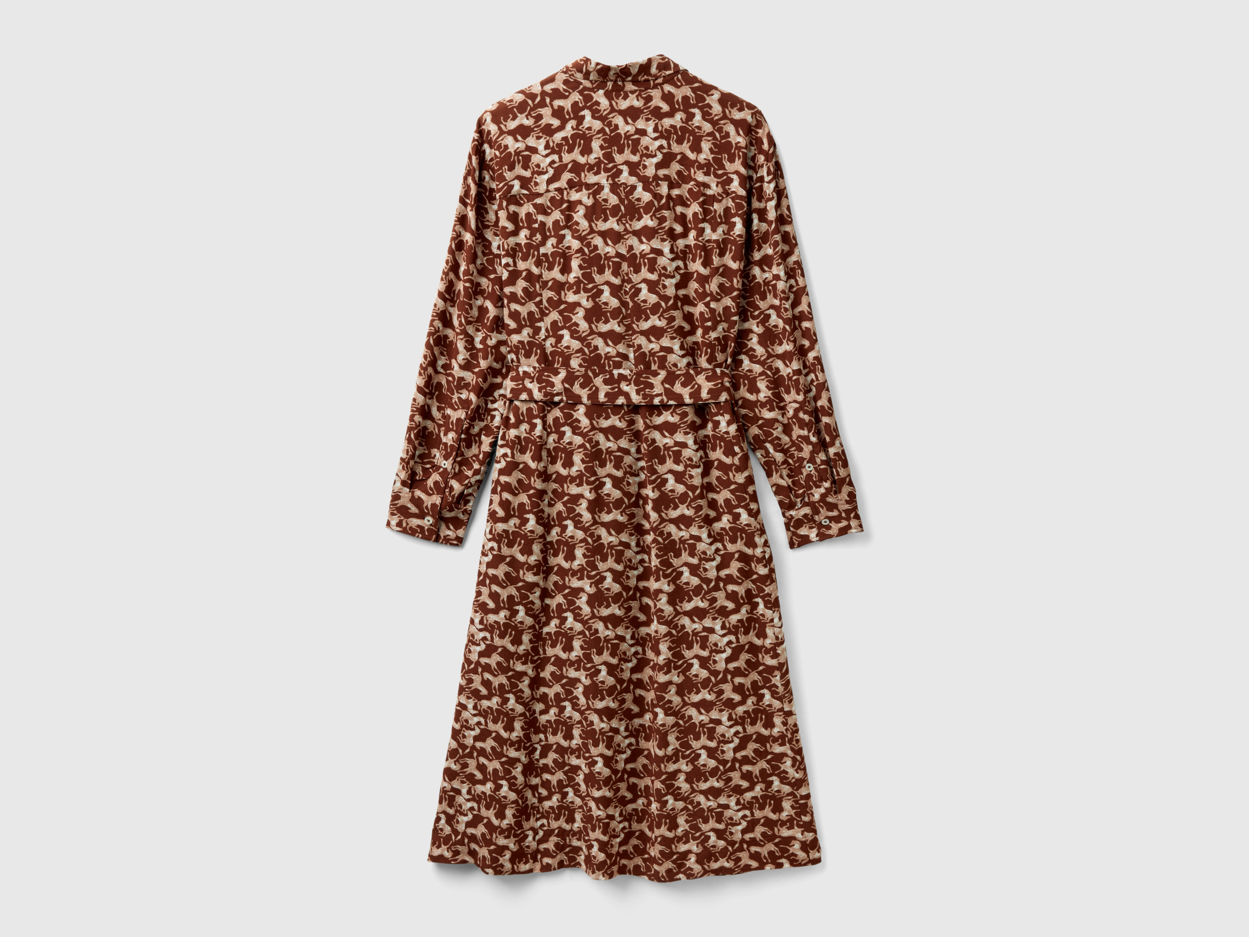 Robe chemisier à imprimé chevaux – Image 2