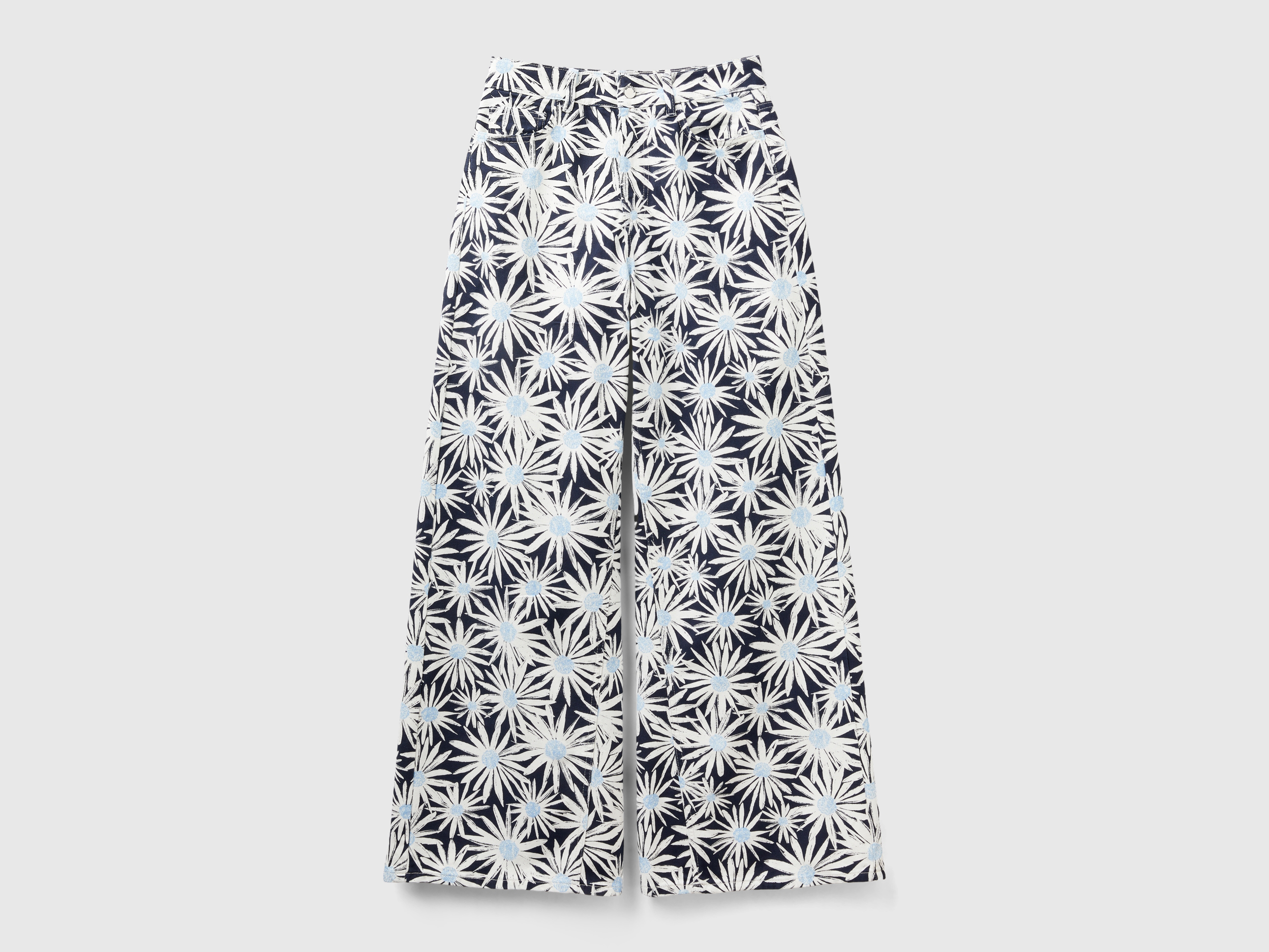 Pantalon ample à motif floral Pantalon ample à motif floral