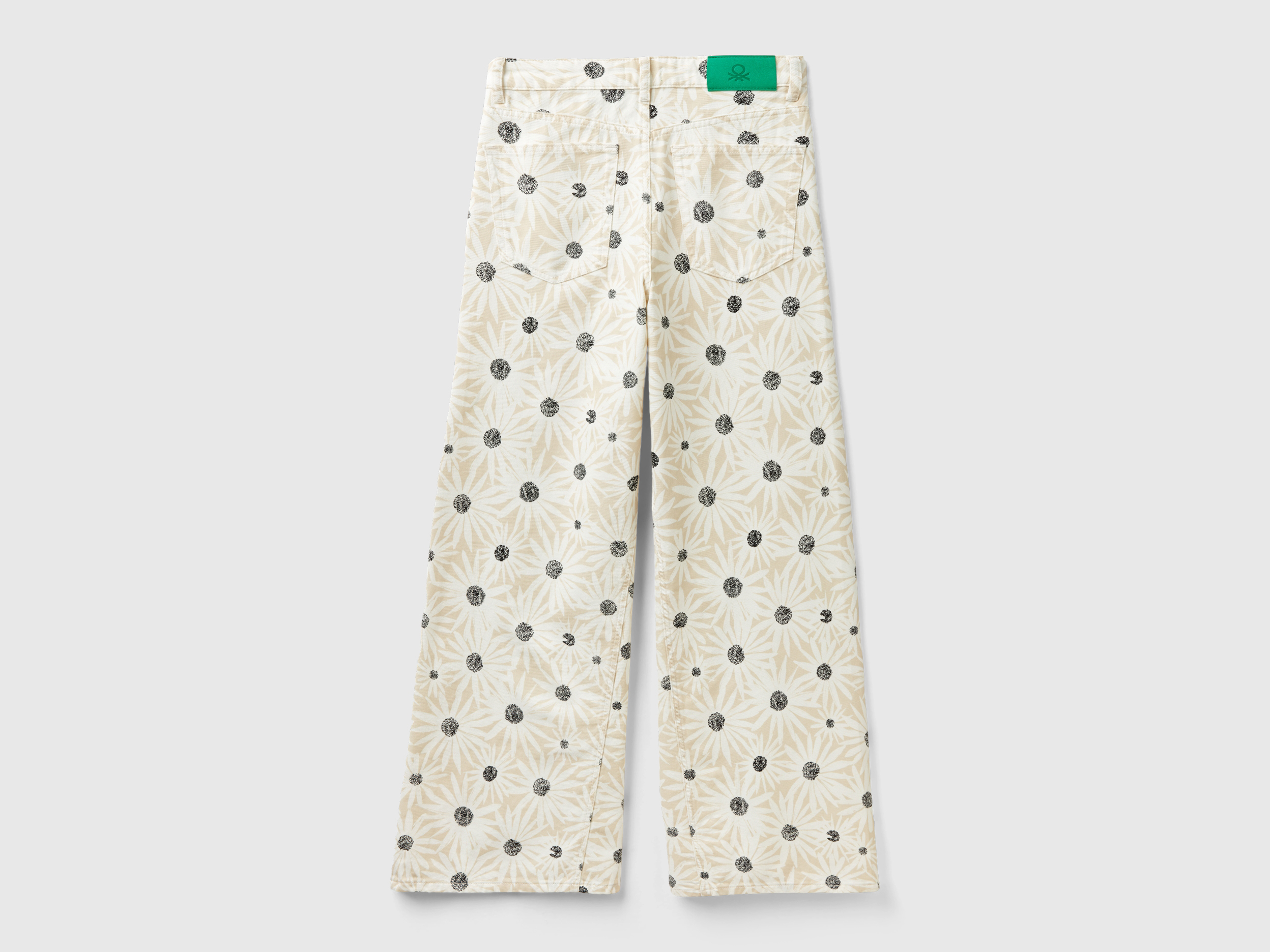 Pantalon ample à motif floral – Image 2