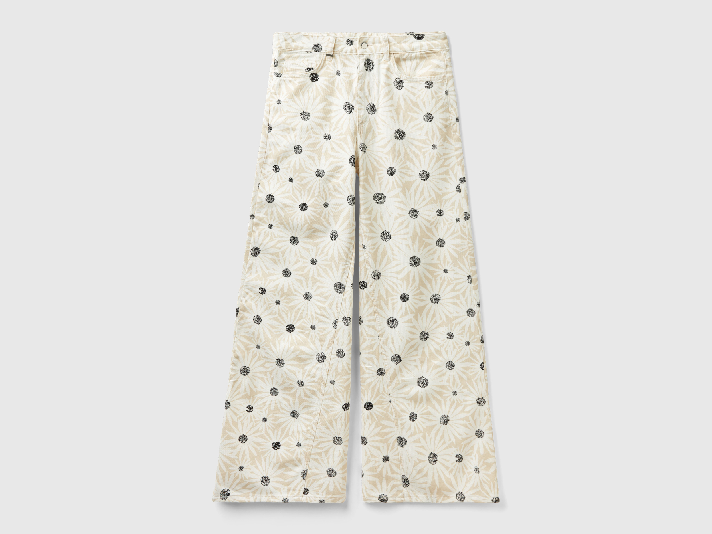 Pantalon ample à motif floral Pantalon ample à motif floral