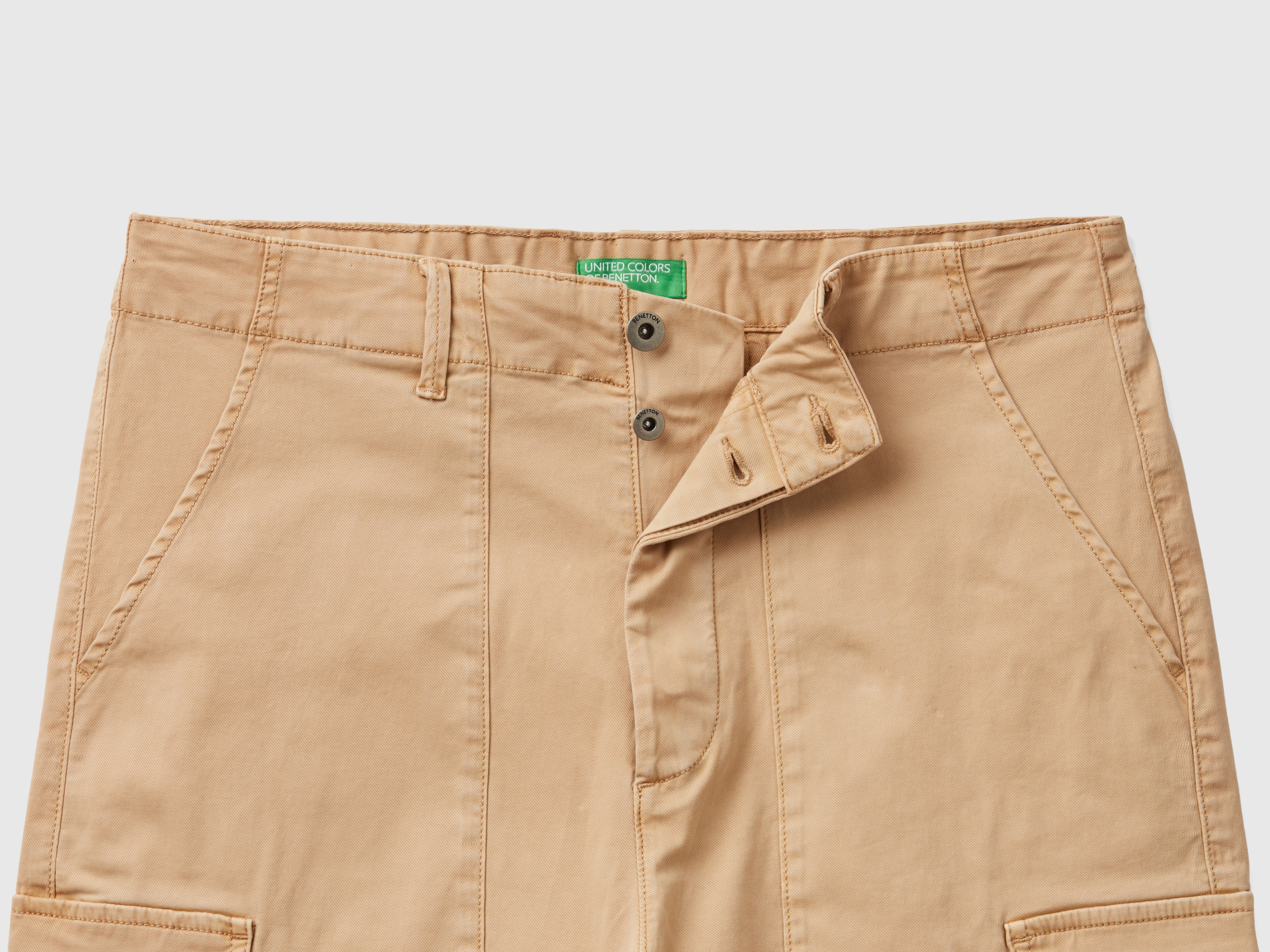 Pantalon cargo en coton stretch – Image 3