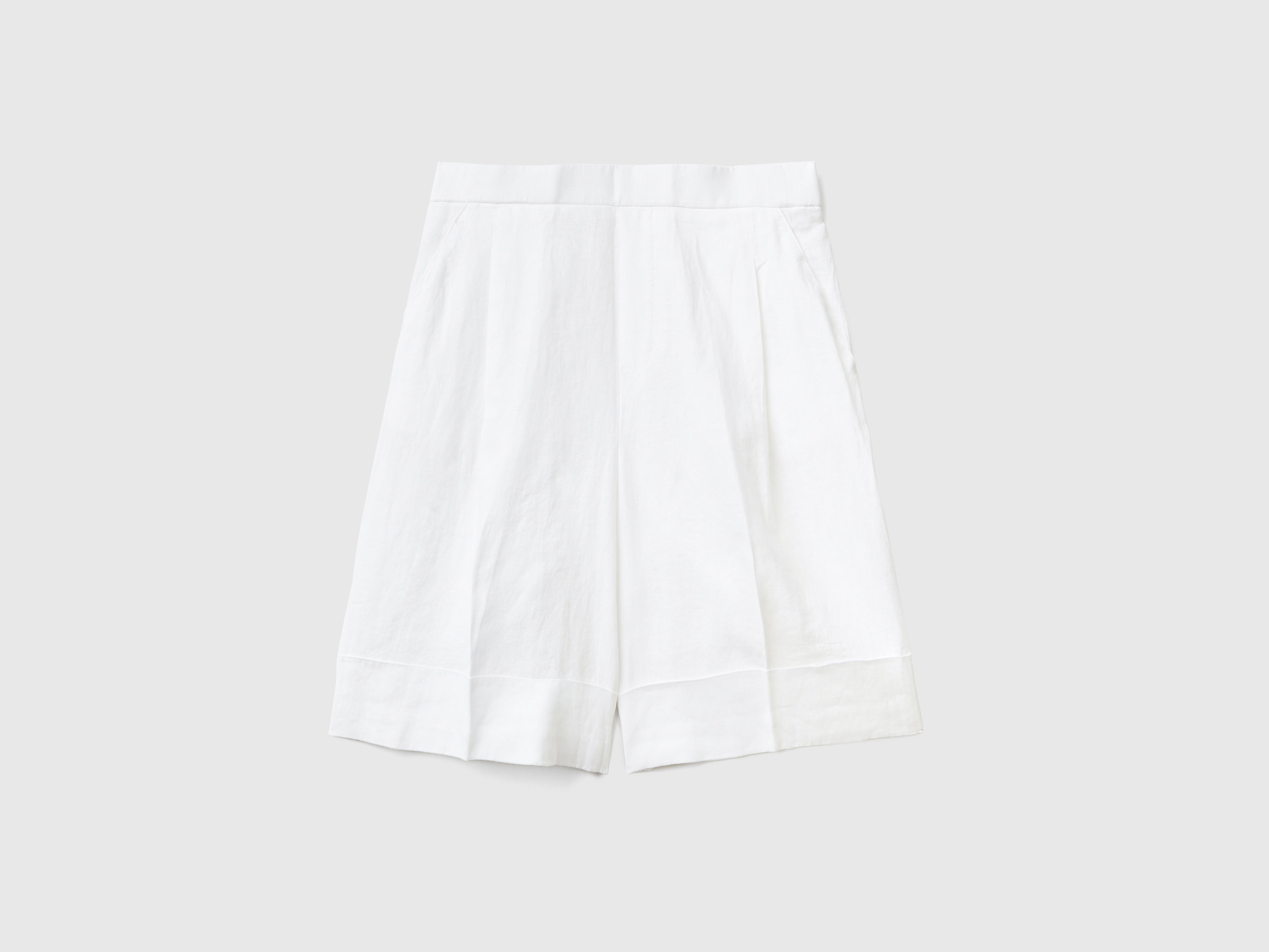 Bermuda 100 % lin à revers Bermuda 100 % lin à revers