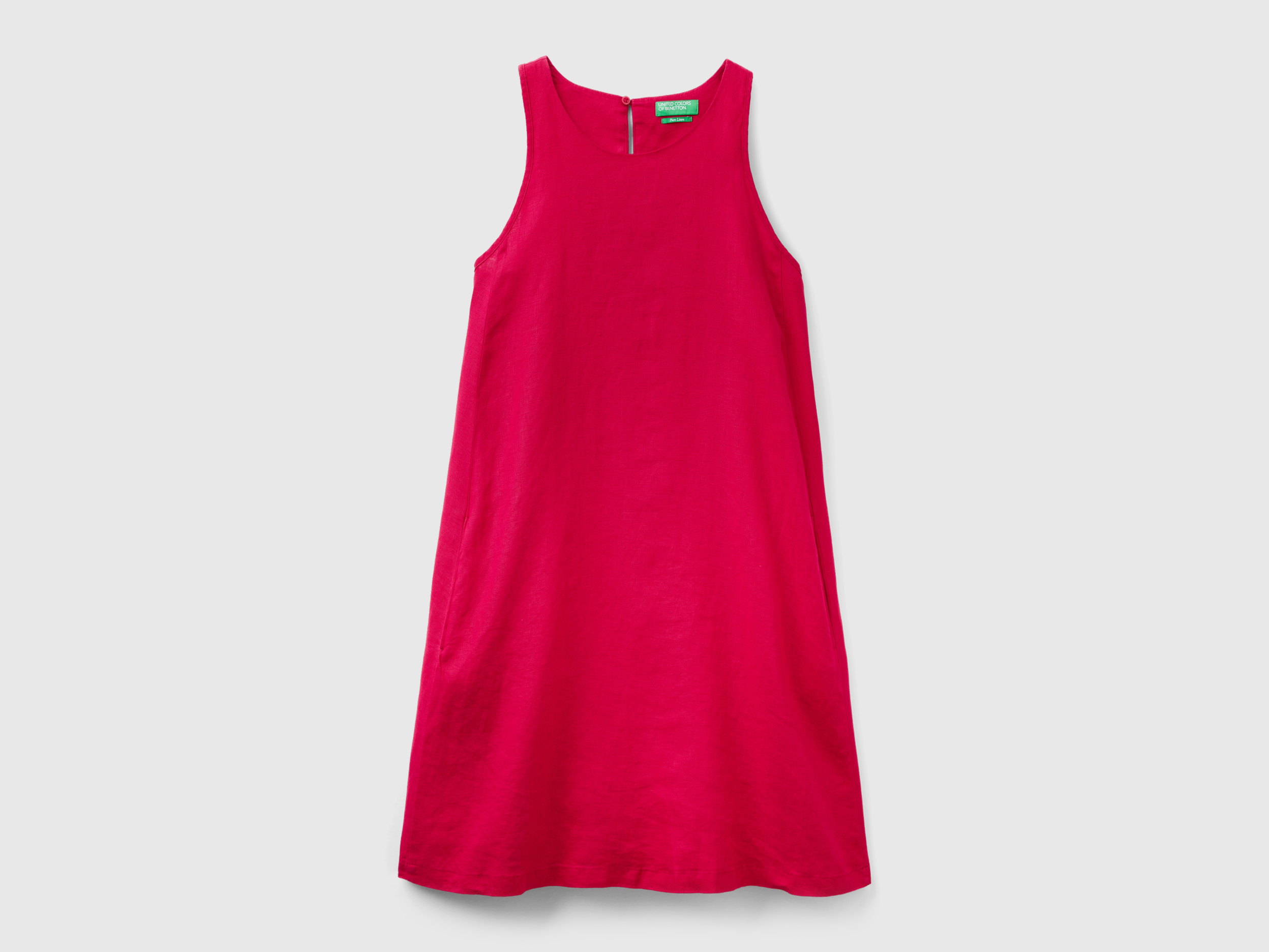 Robe sans manches en pur lin Robe sans manches en pur lin