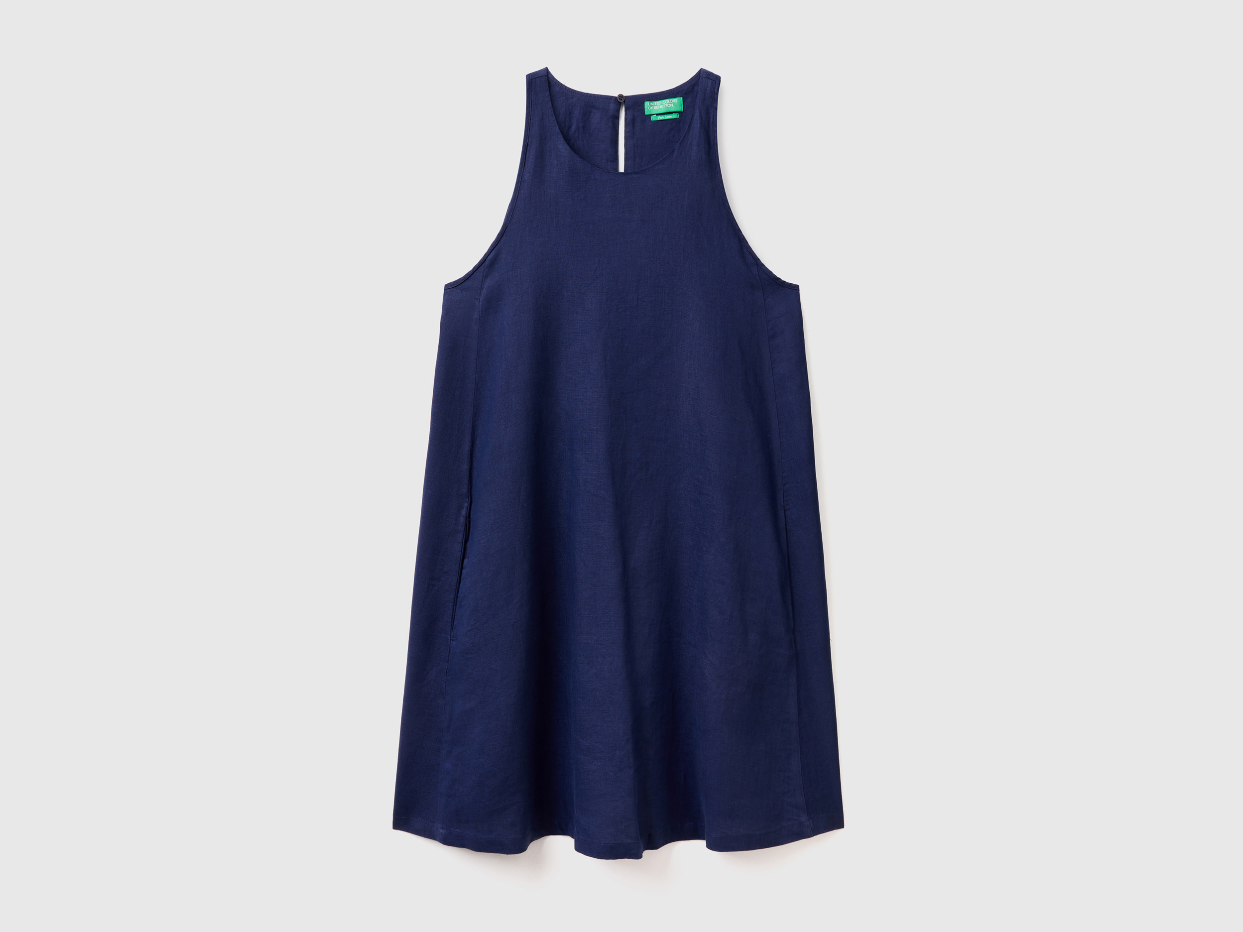 Robe sans manches en pur lin Robe sans manches en pur lin