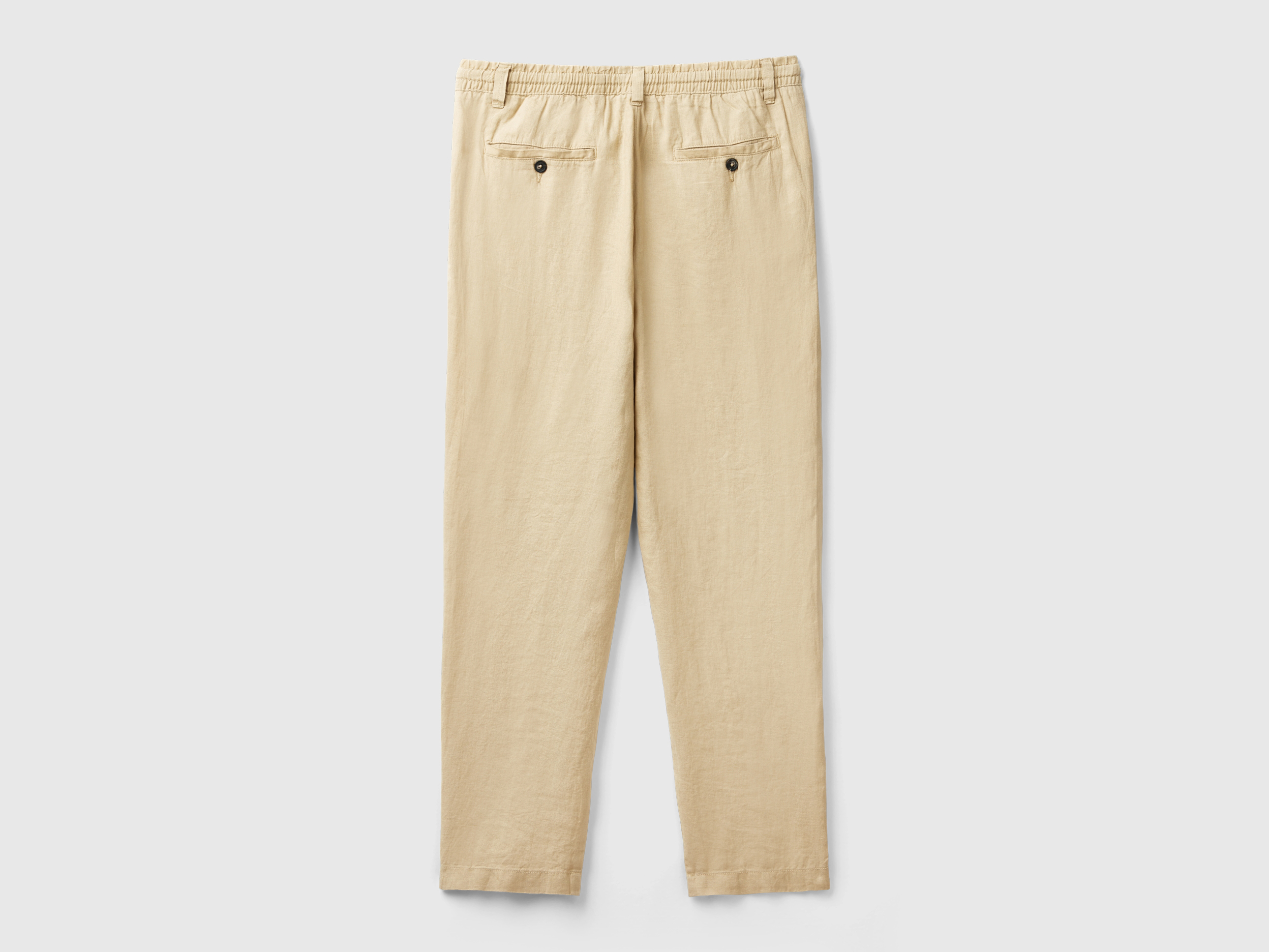 Pantalon à cordon de serrage en pur lin – Image 2