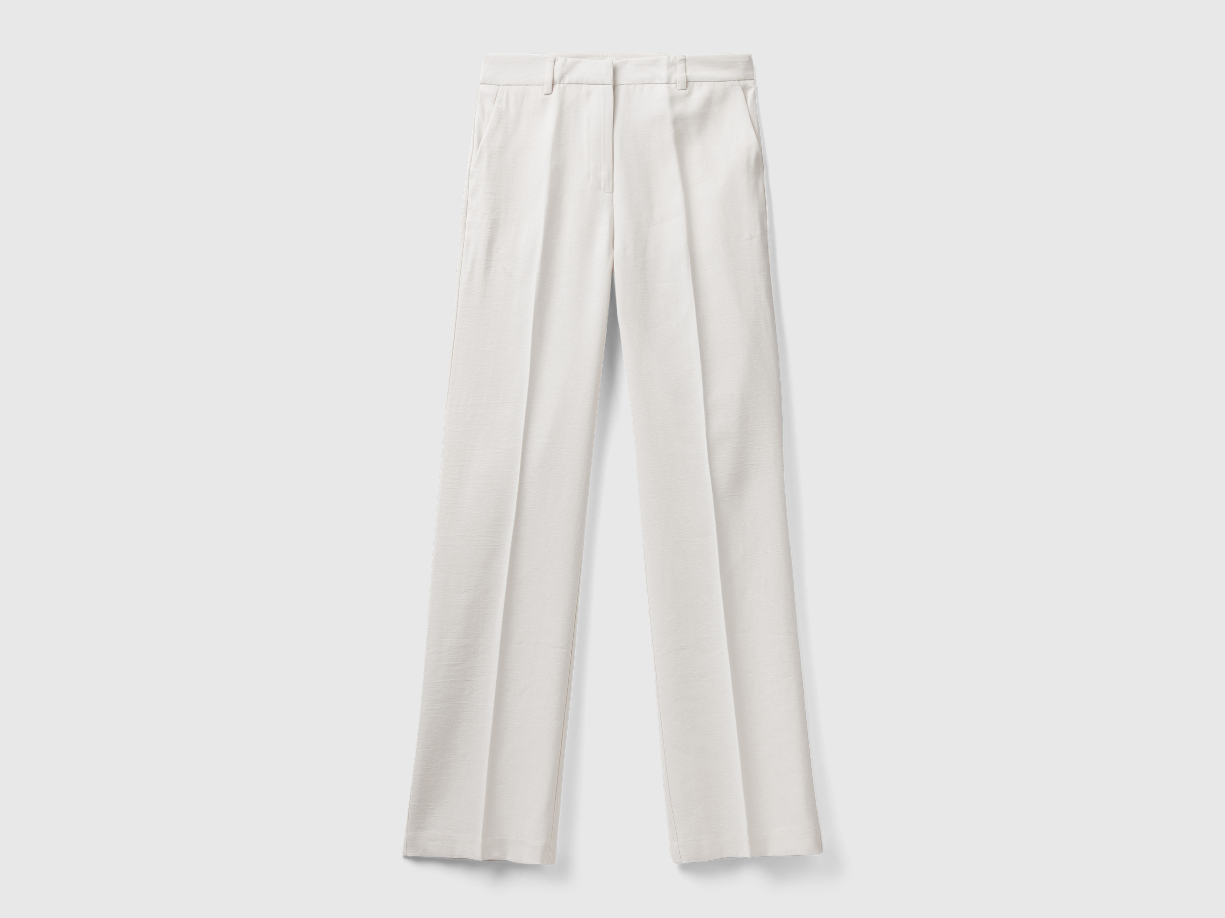 Pantalon à jambe droite plissée Pantalon à jambe droite plissée