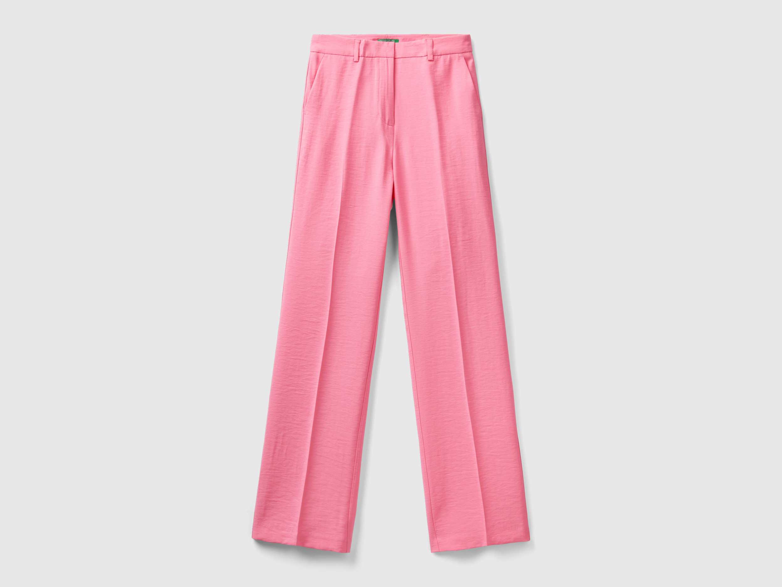 Pantalon à jambe droite plissée Pantalon à jambe droite plissée