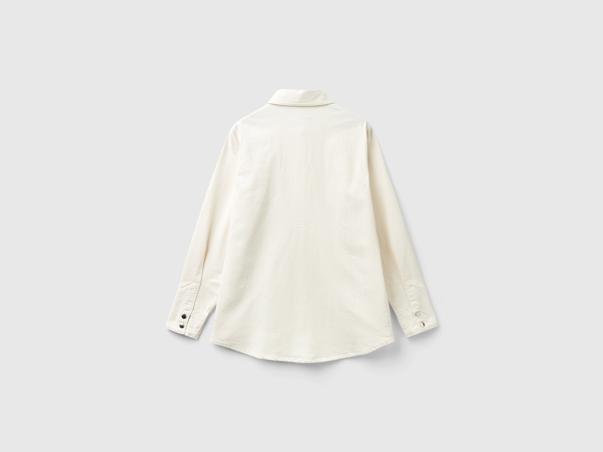 Chemise oversize à broderie florale – Image 2