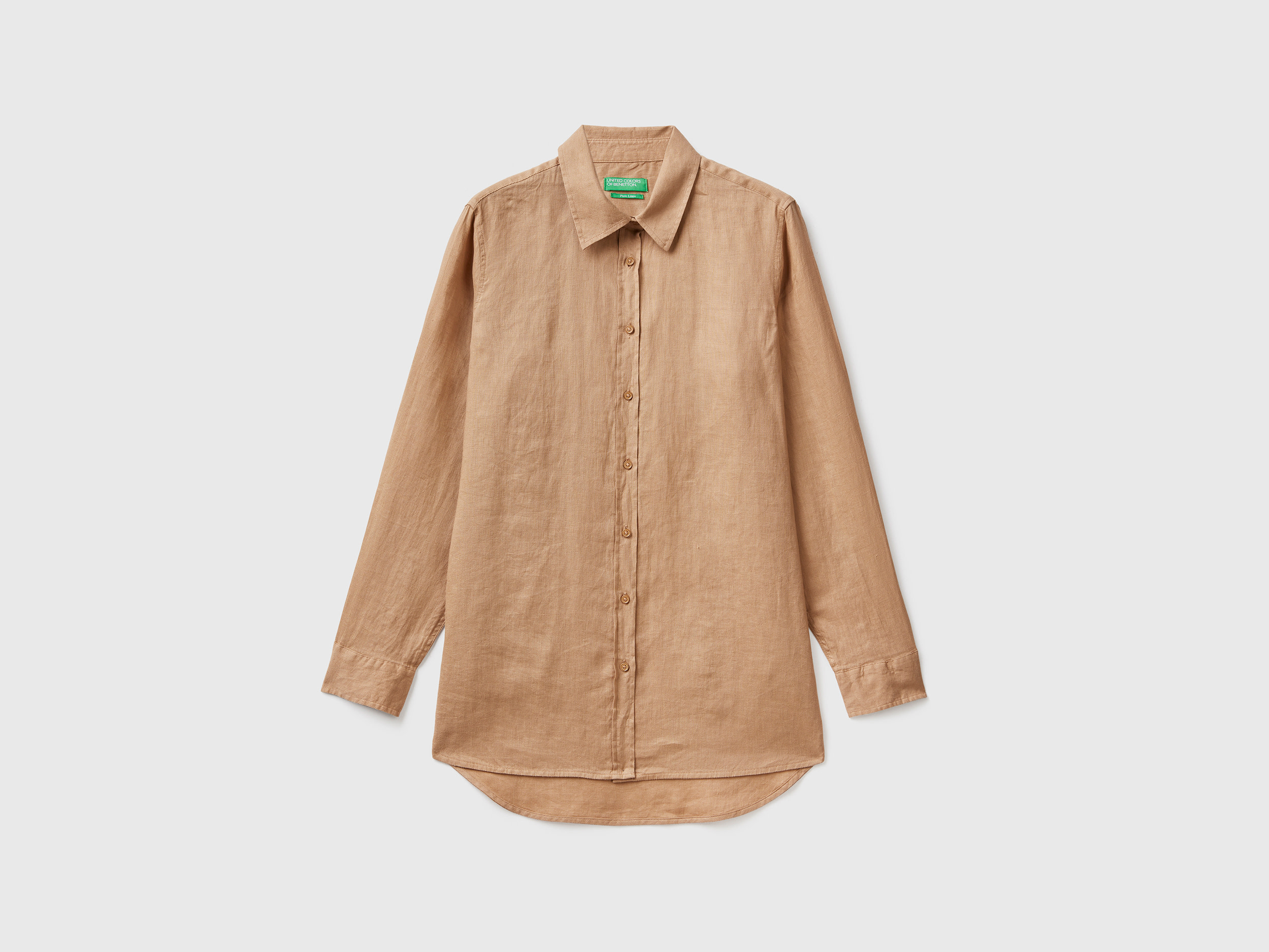 Chemise longue en pur lin Chemise longue en pur lin