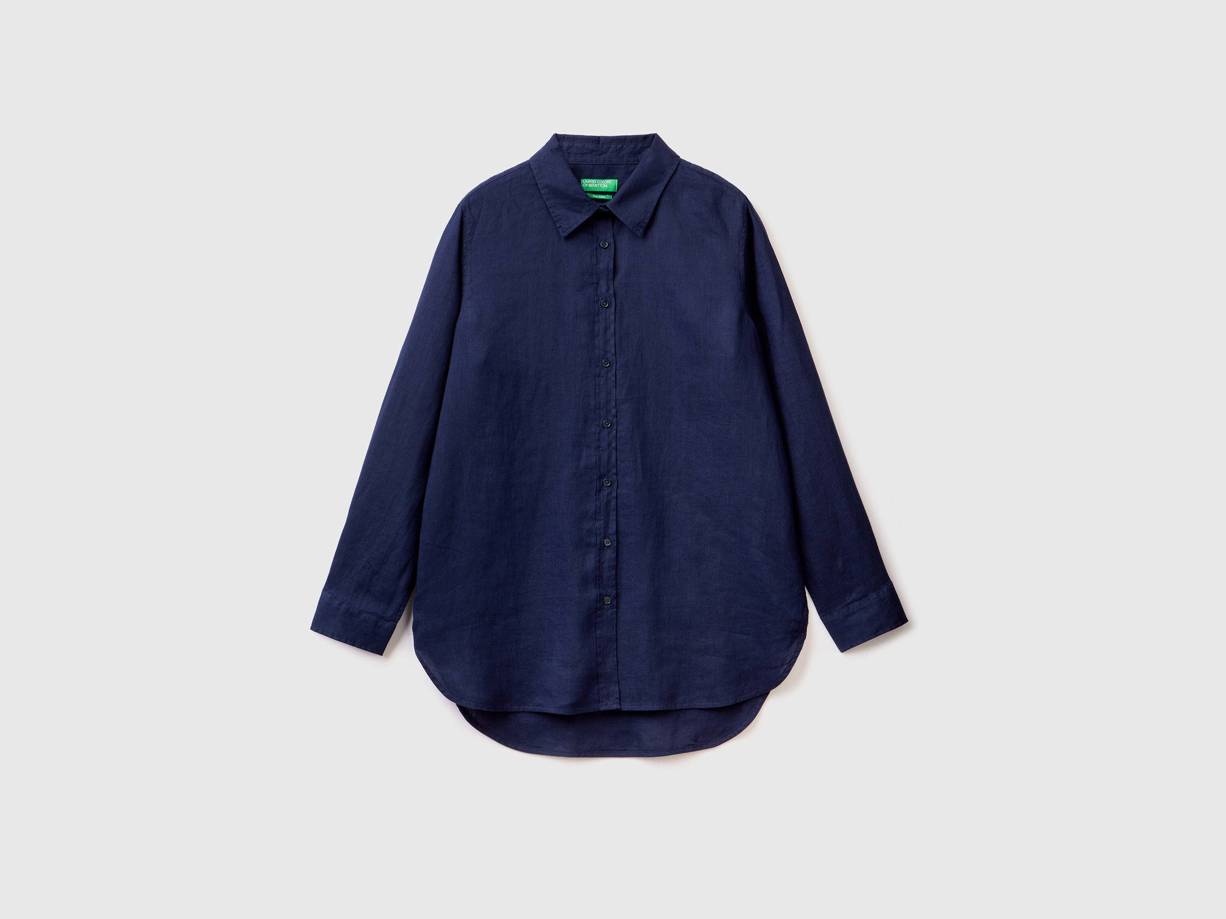 Chemise longue en pur lin Chemise longue en pur lin