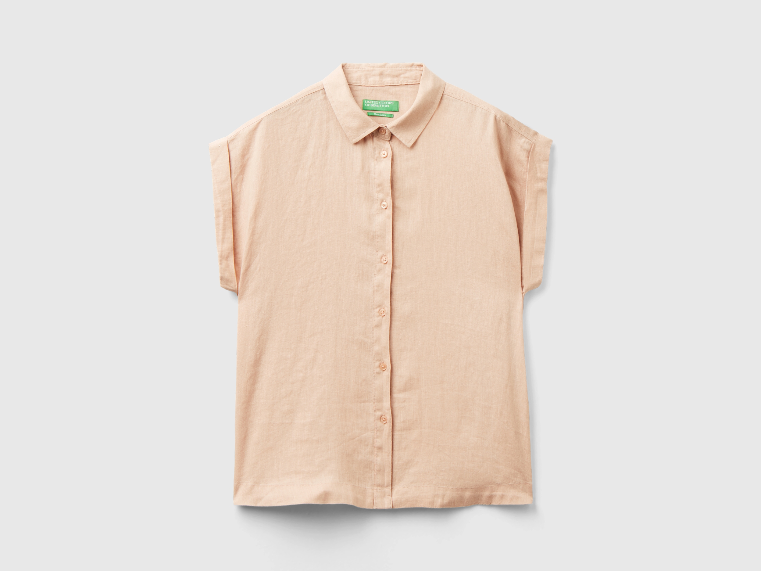 Chemise boxy en pur lin Chemise boxy en pur lin