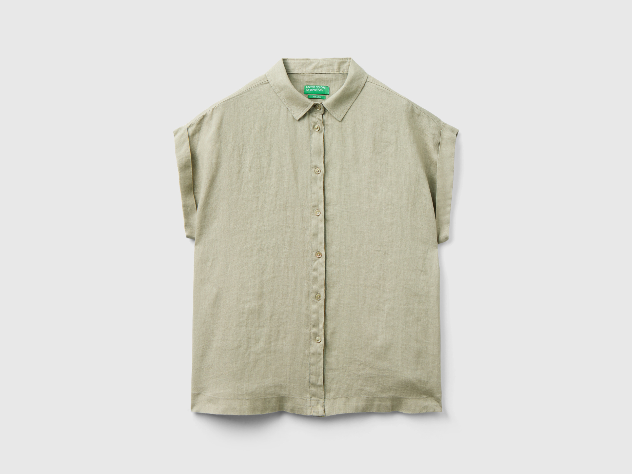 Chemise boxy en pur lin Chemise boxy en pur lin