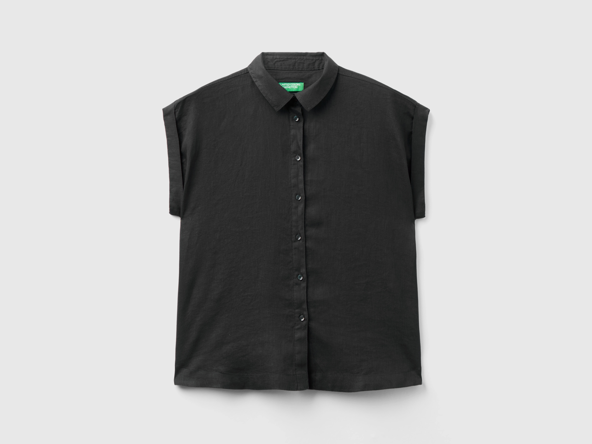 Chemise boxy en pur lin Chemise boxy en pur lin