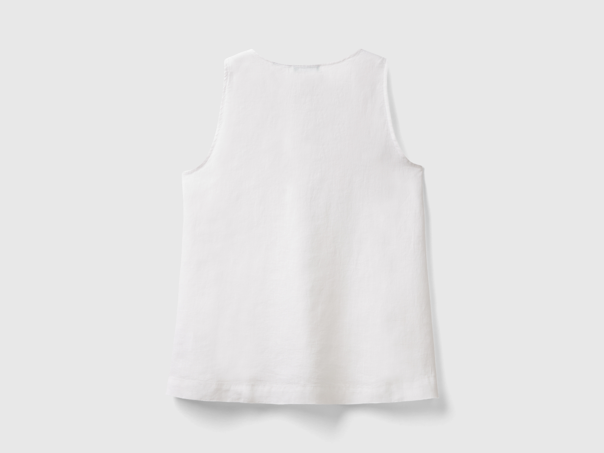 Blouse sans manches en pur lin – Image 2