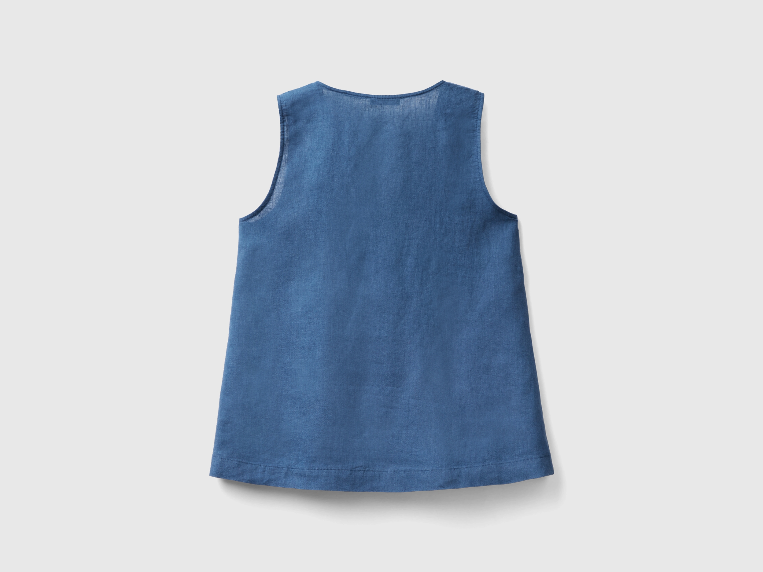 Blouse sans manches en pur lin – Image 2