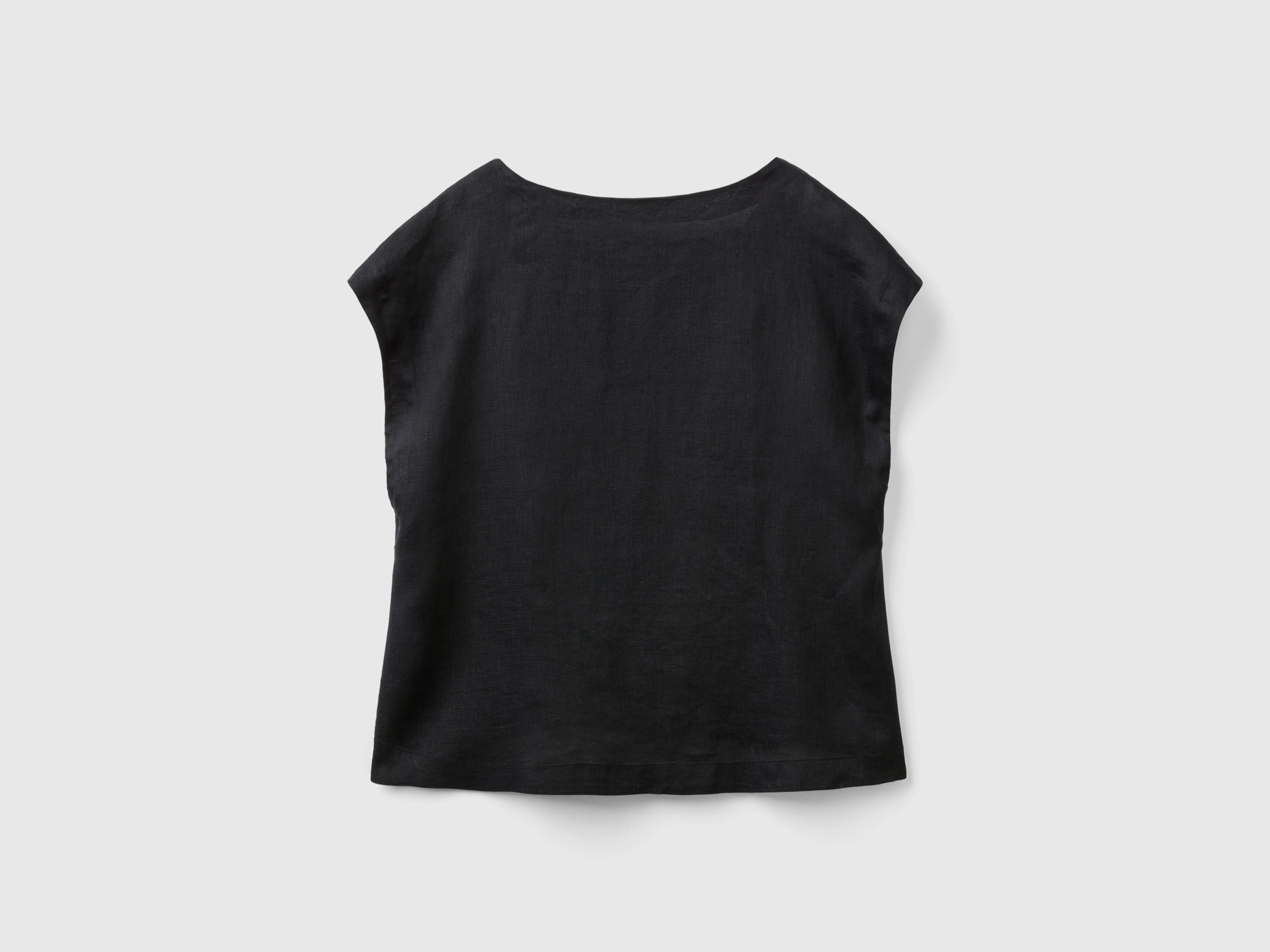 Blouse en pur lin à col carré – Image 2