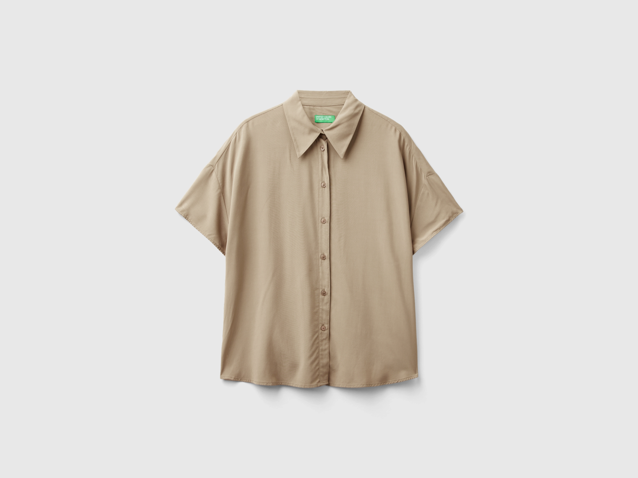 Chemise à manches courtes en viscose Chemise à manches courtes en viscose