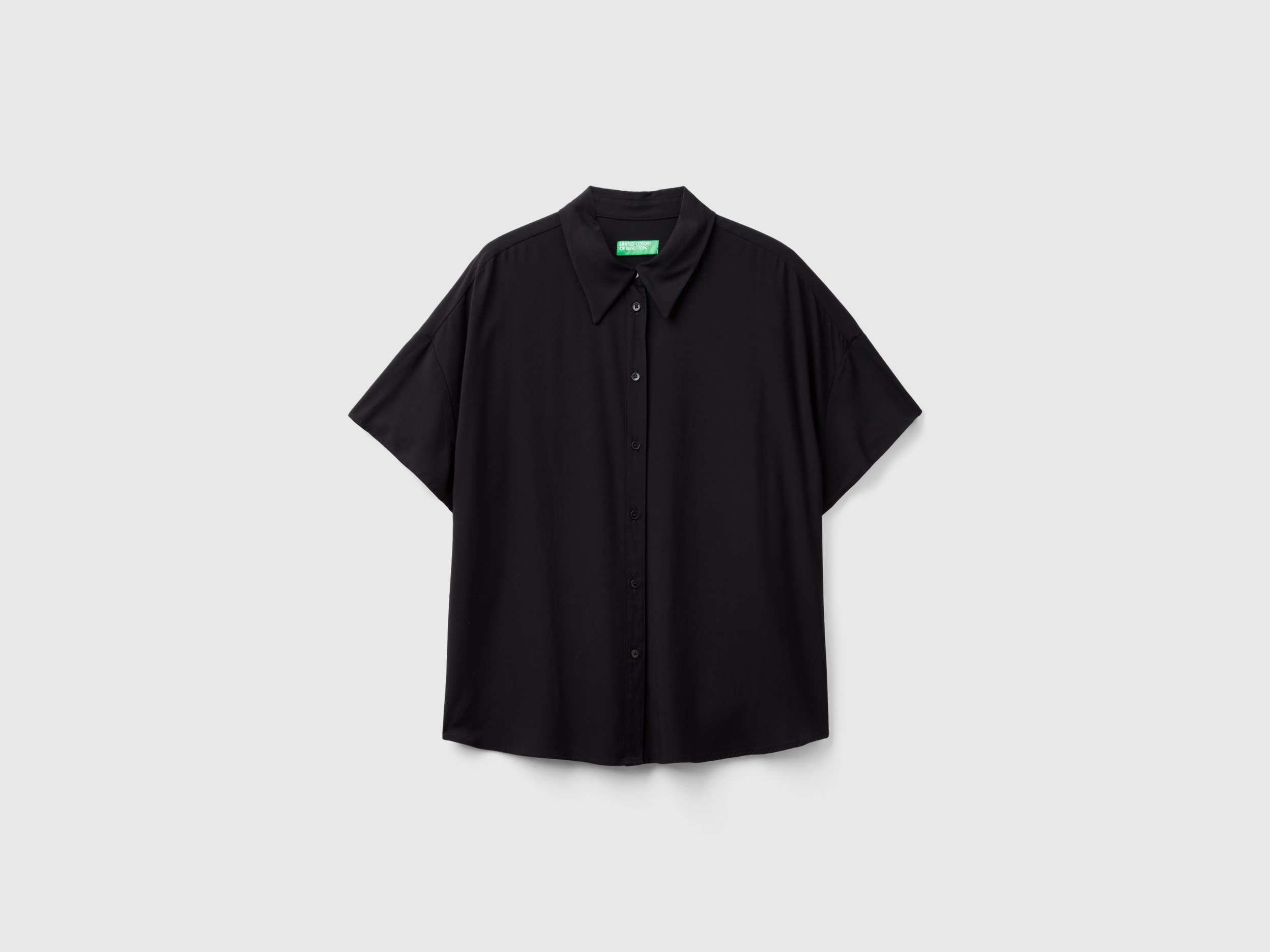 Chemise à manches courtes en viscose Chemise à manches courtes en viscose