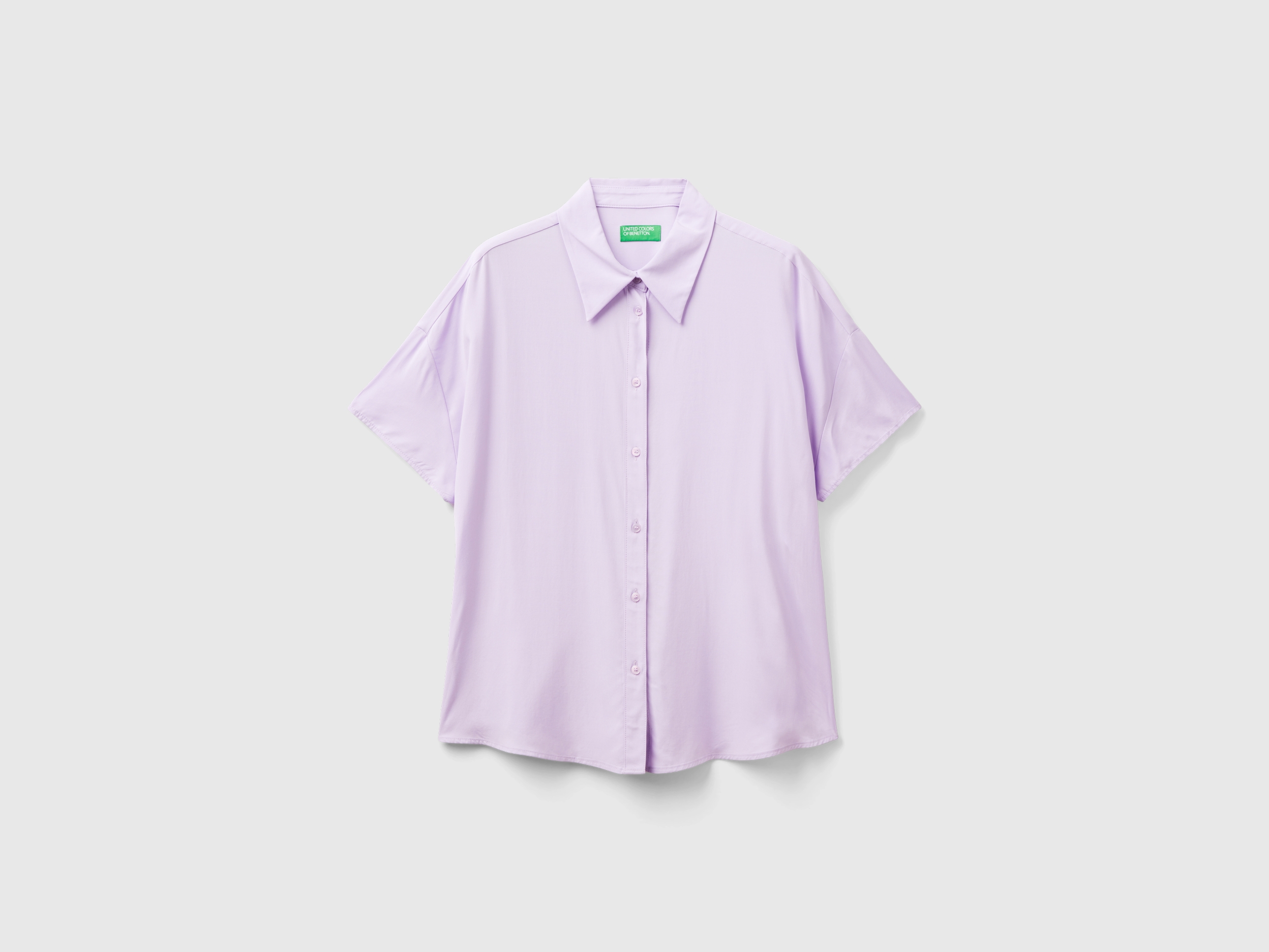 Chemise à manches courtes en viscose Chemise à manches courtes en viscose