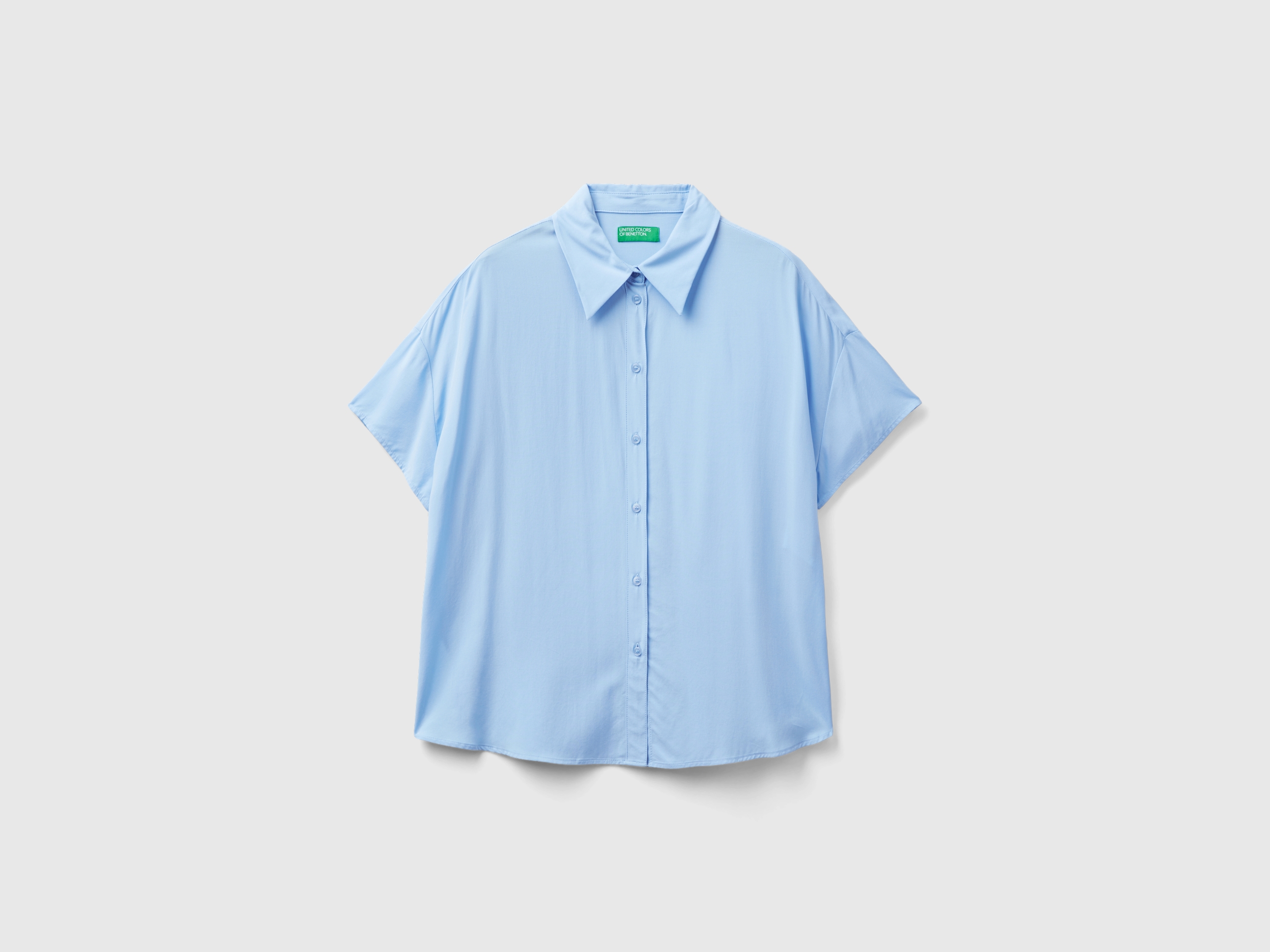 Chemise à manches courtes en viscose Chemise à manches courtes en viscose