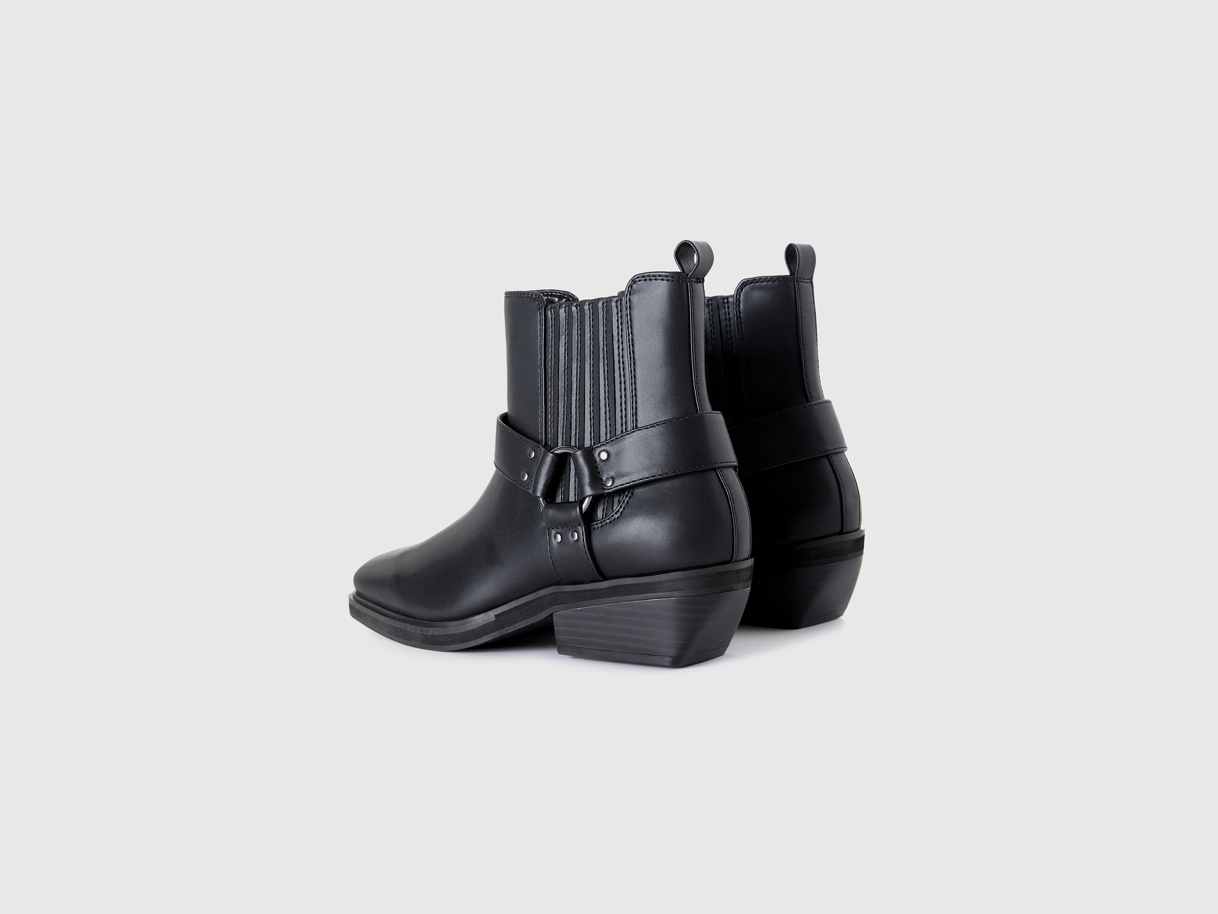 Bottines en tissu enduit – Image 2