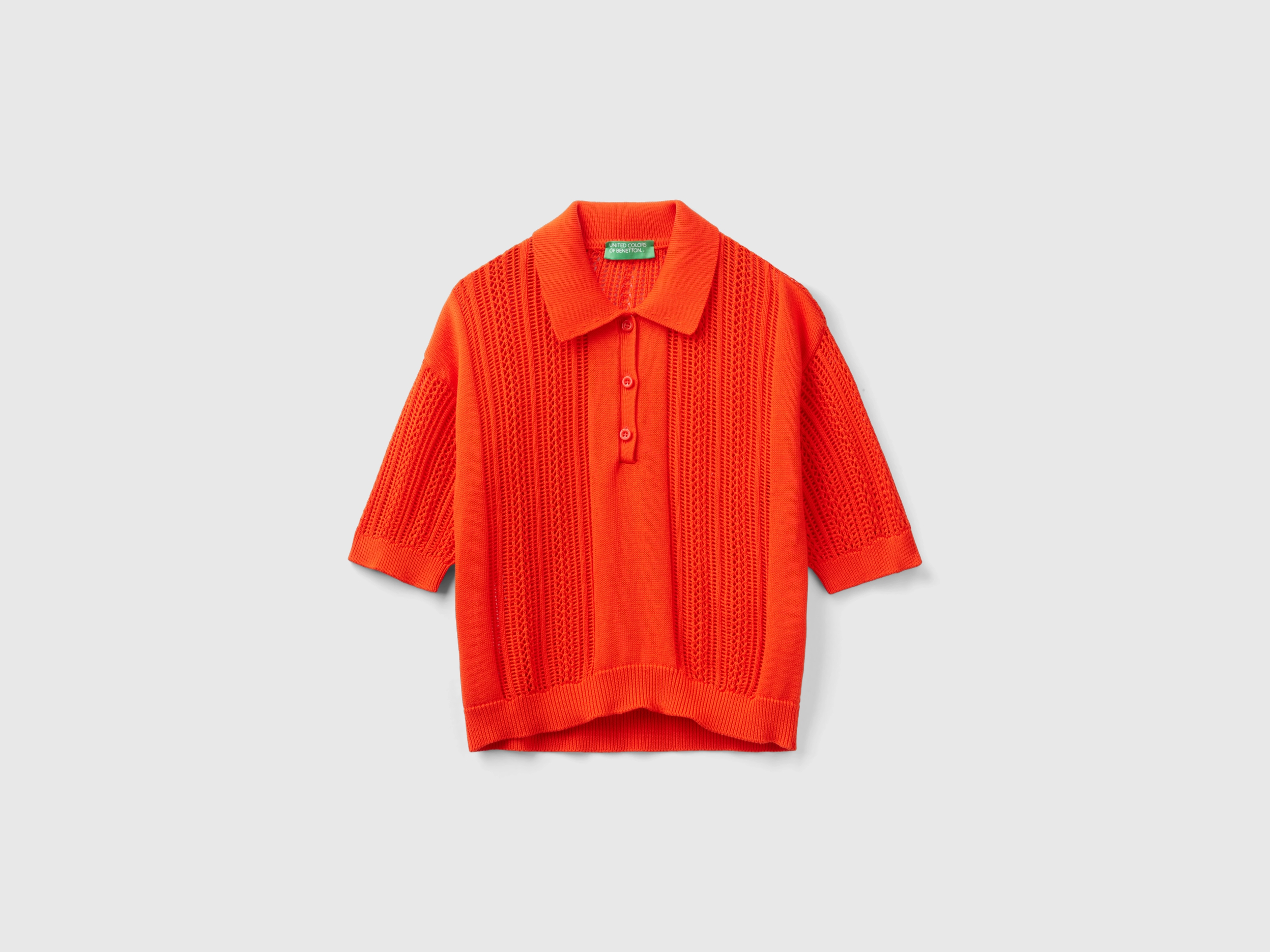 Polo en maille crochet Polo en maille crochet