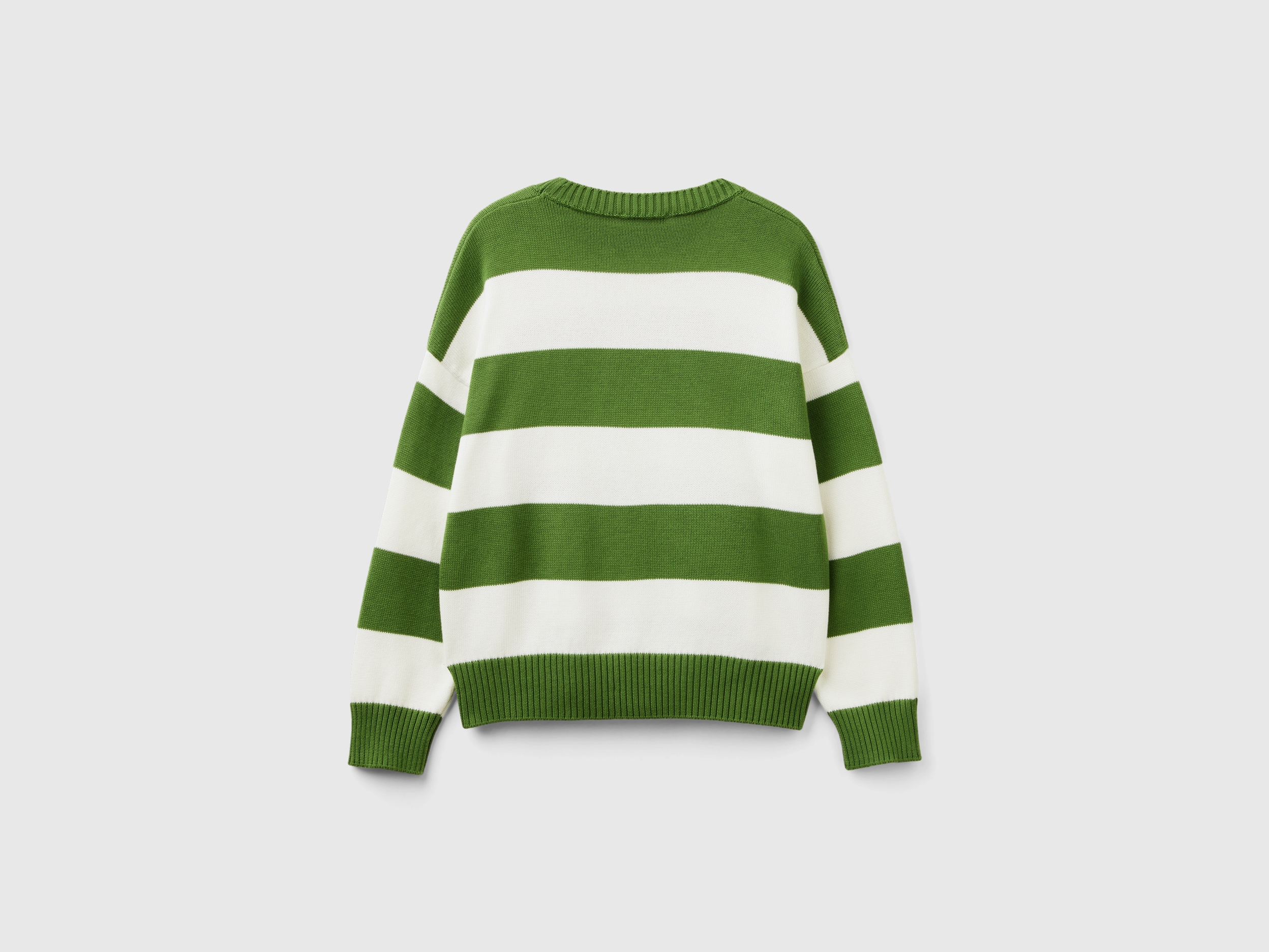 Pull rayé en coton tricot – Image 2