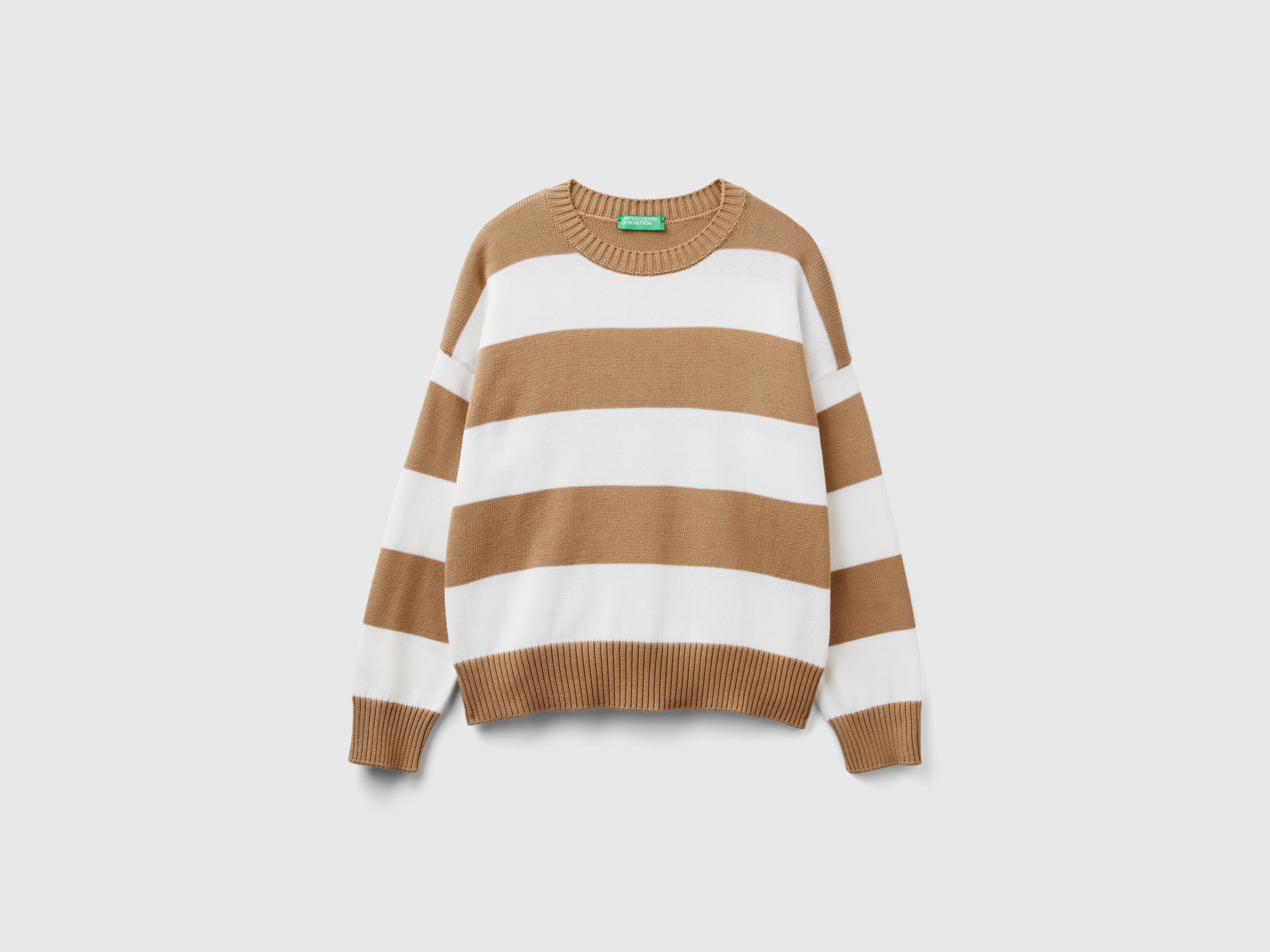 Pull rayé en coton tricot Pull rayé en coton tricot