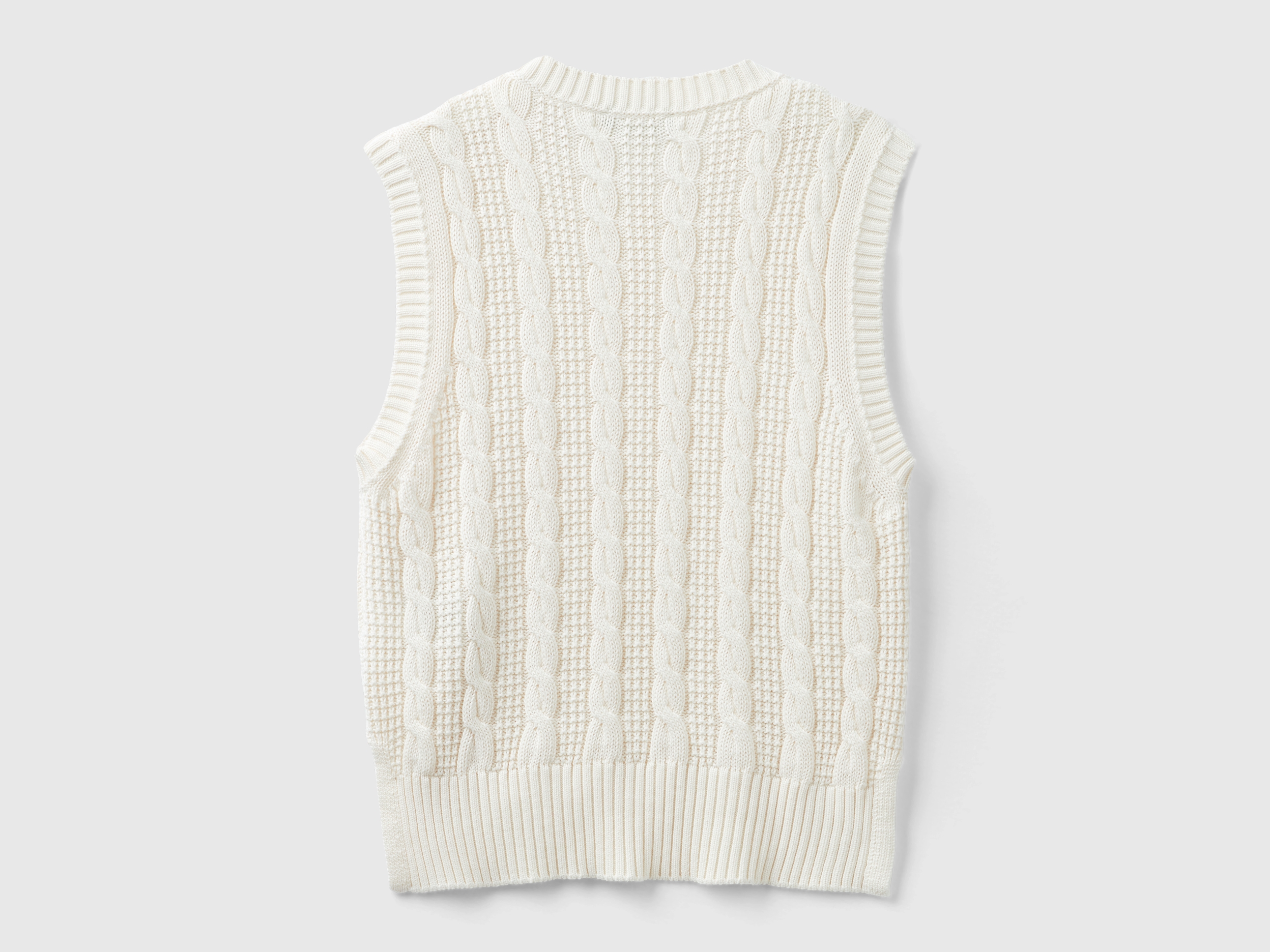 Veste courte sans manches torsadée – Image 2