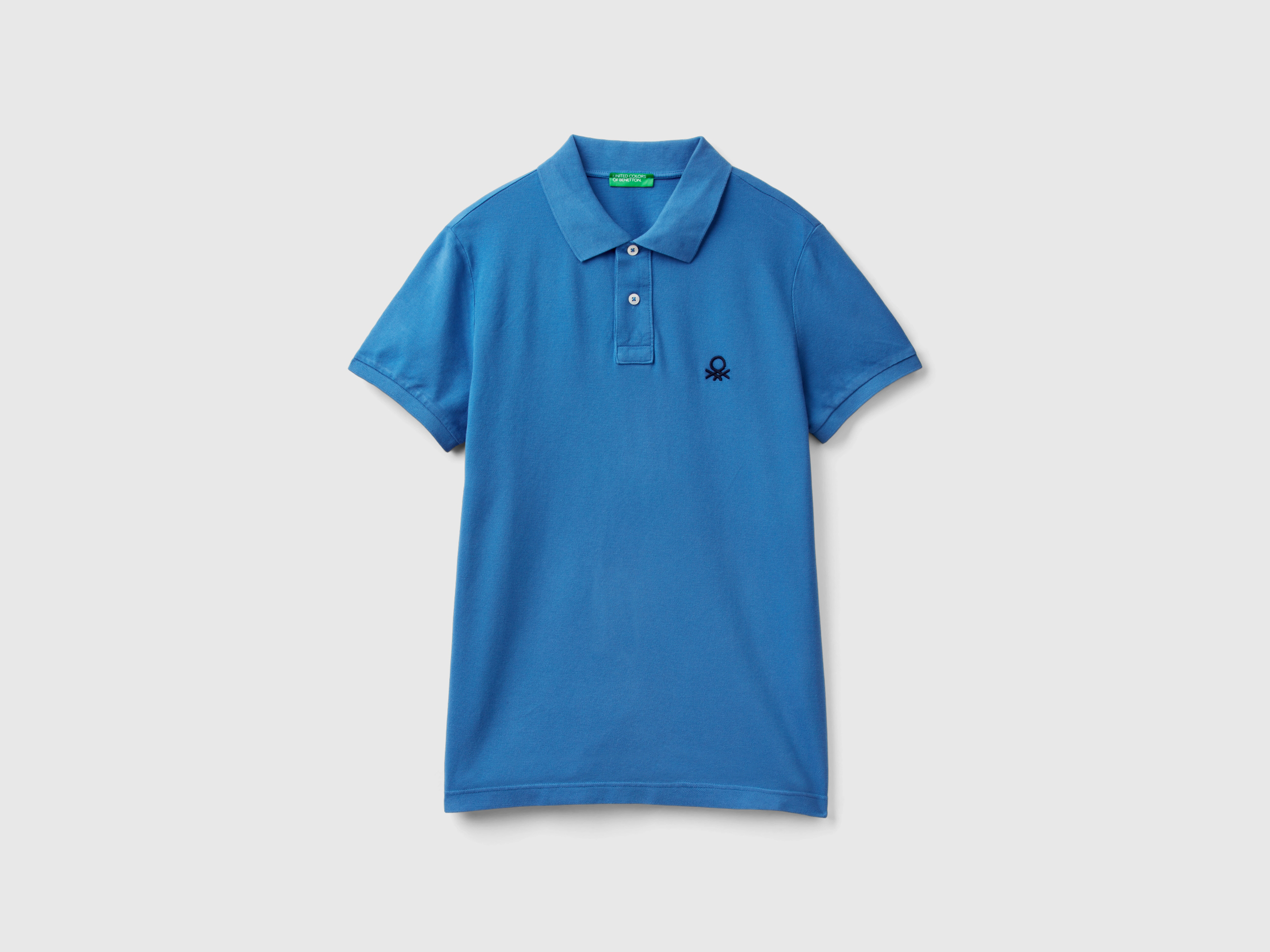 Polo ajusté bleu Polo ajusté bleu