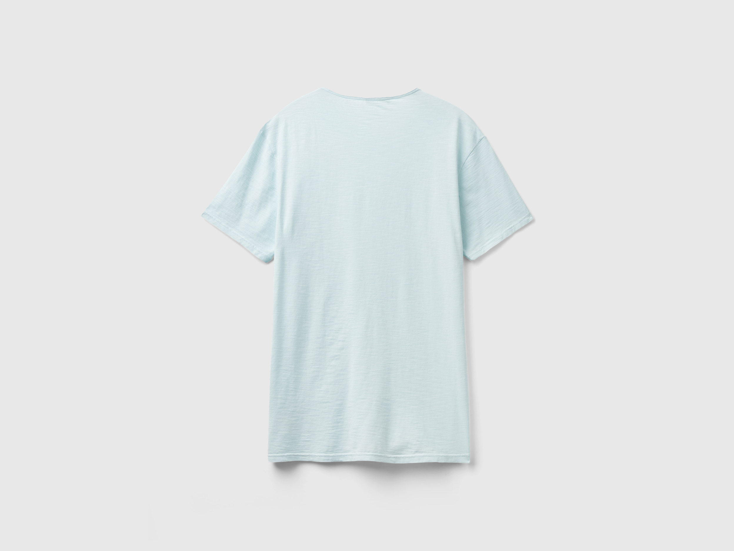 T-shirt vert jade en coton flammé – Image 2