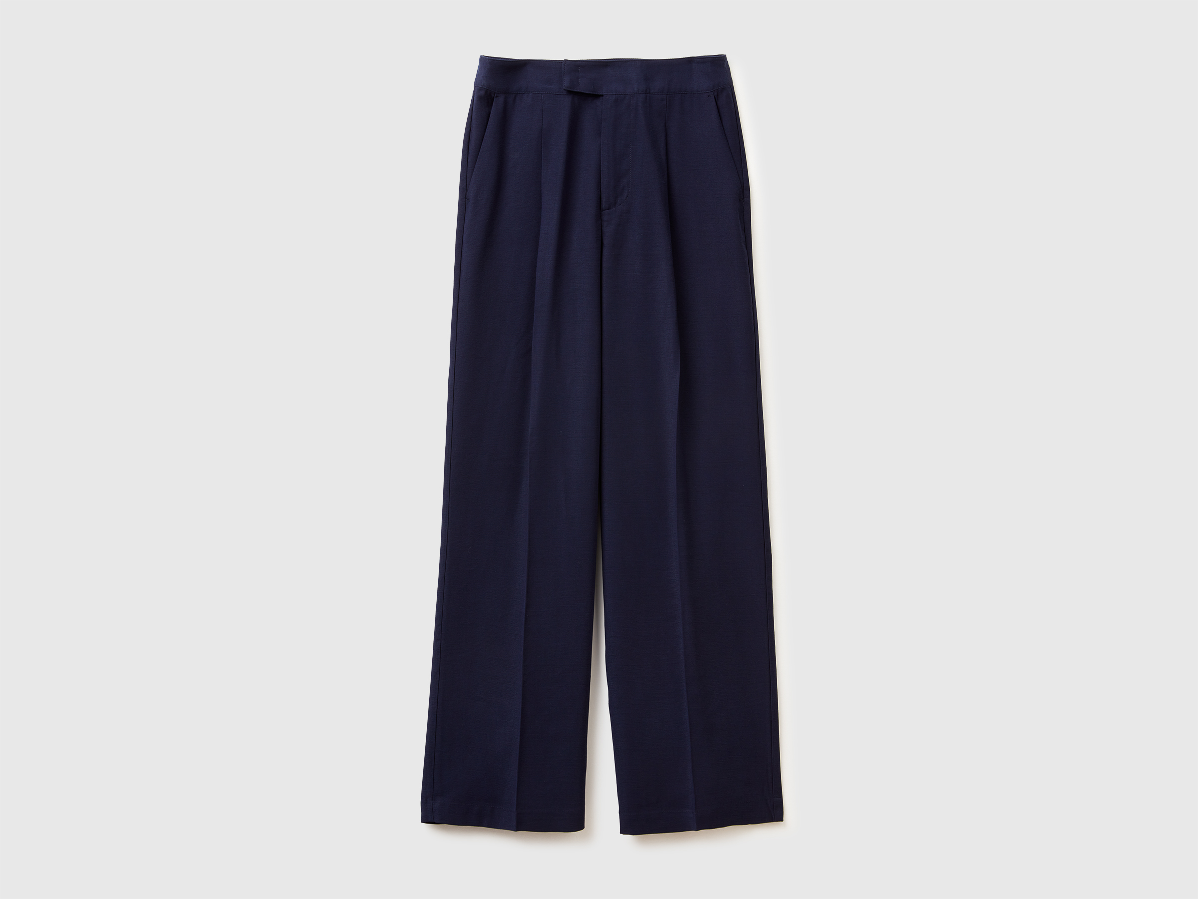Pantalon large en mélange de viscose Pantalon large en mélange de viscose