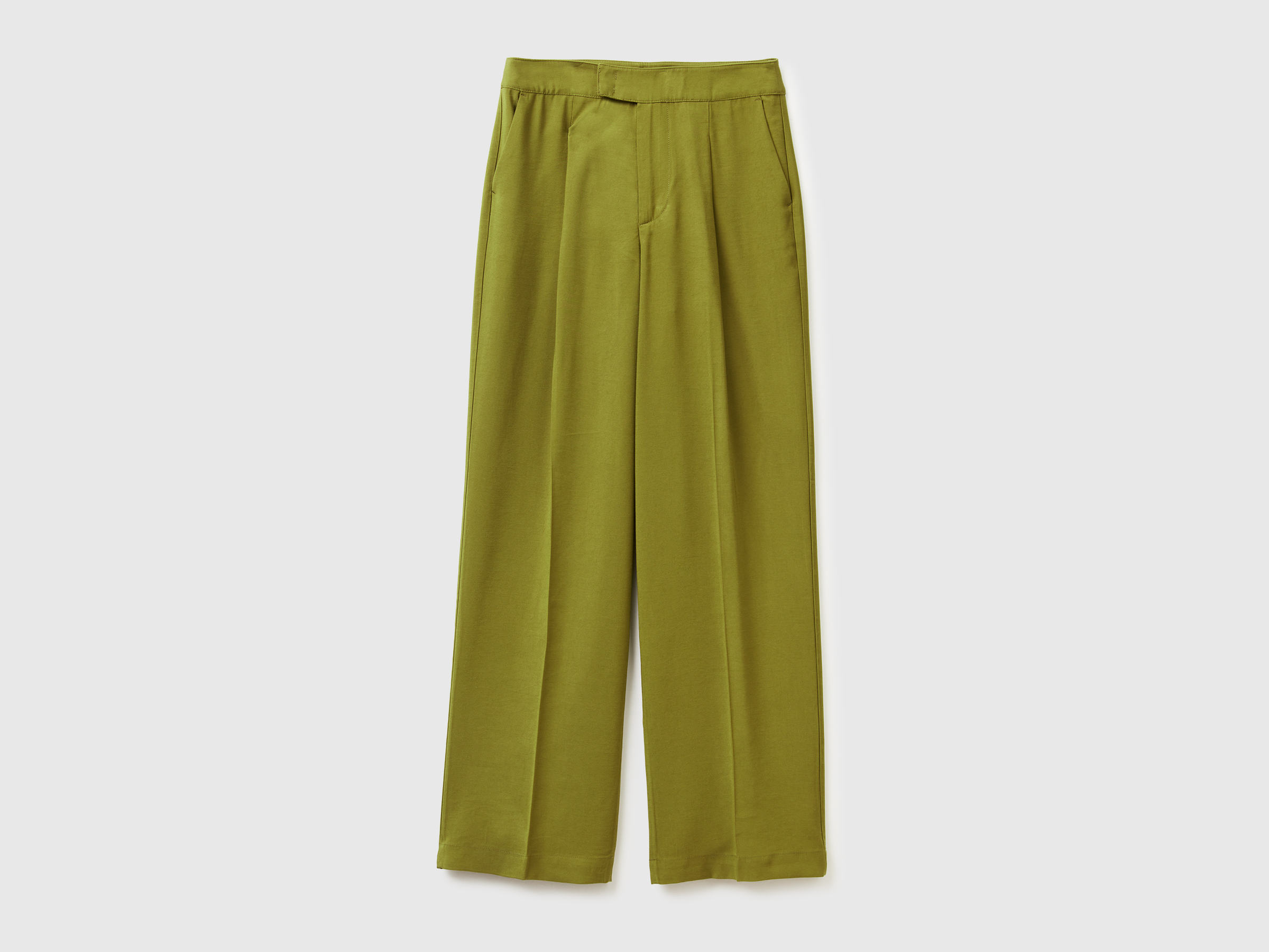 Pantalon large en mélange de viscose Pantalon large en mélange de viscose
